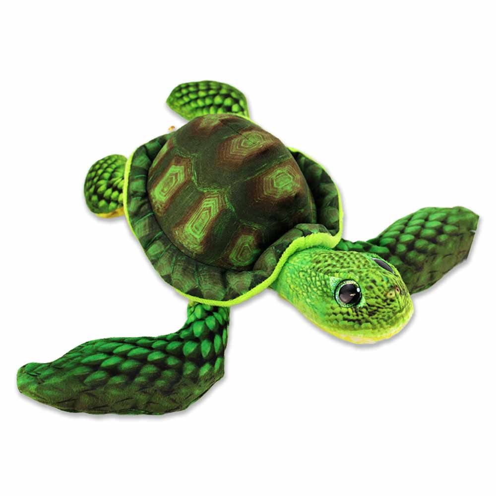 BEMIRO Tierkuscheltier Plüsch Schildkröte in braun & grün - ca. 25 - 36 cm
