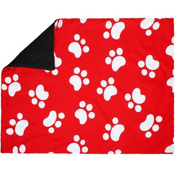 tectake Hundematte »Hundebett mit Decke und Kissen 110 x 90 cm«, gepolsterte Seitenwände, strapazierfähig, inkl. Kissen und Decke