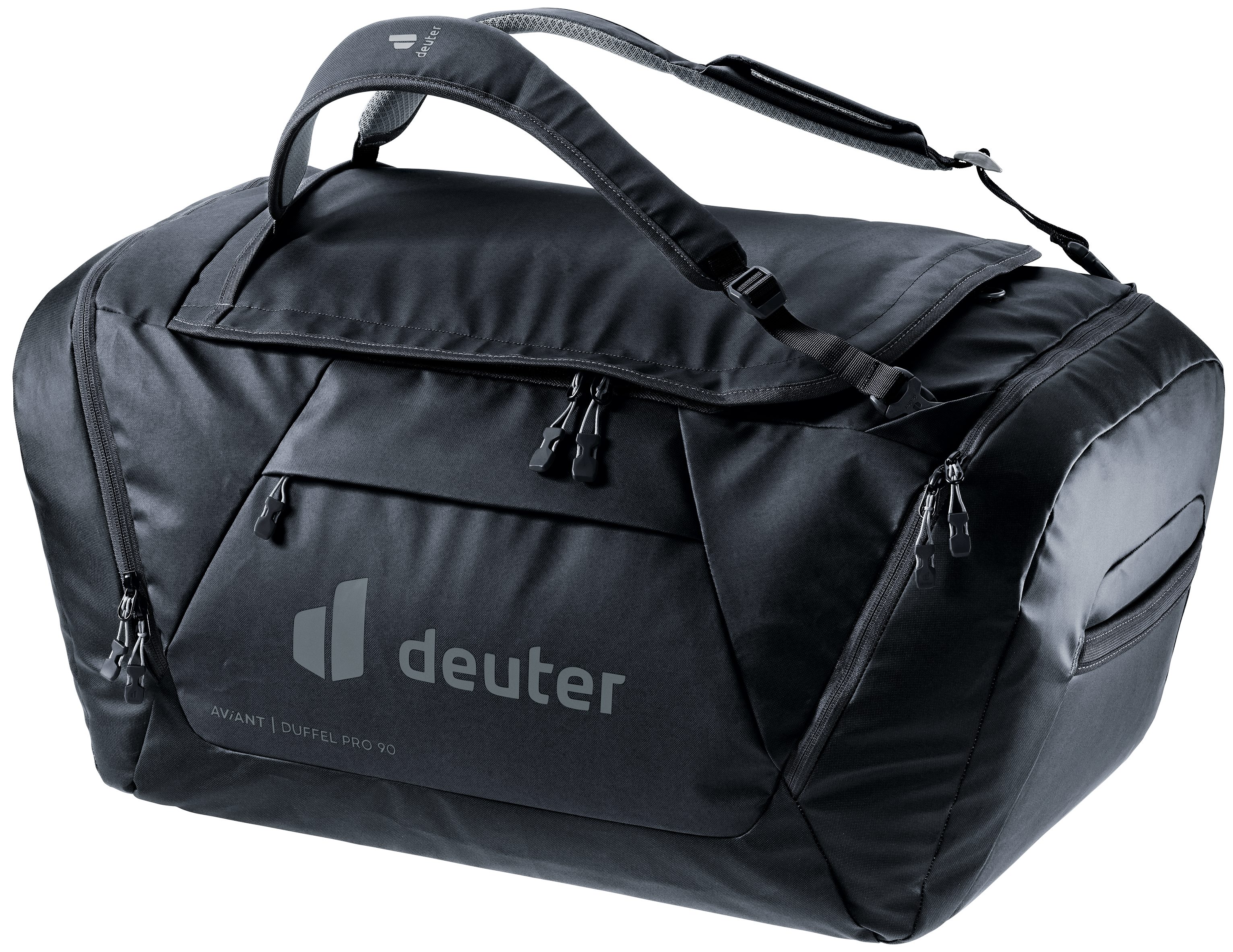 deuter Duffel AViANT black Pro für Kleidung Reisetasche innen Kompression 90,