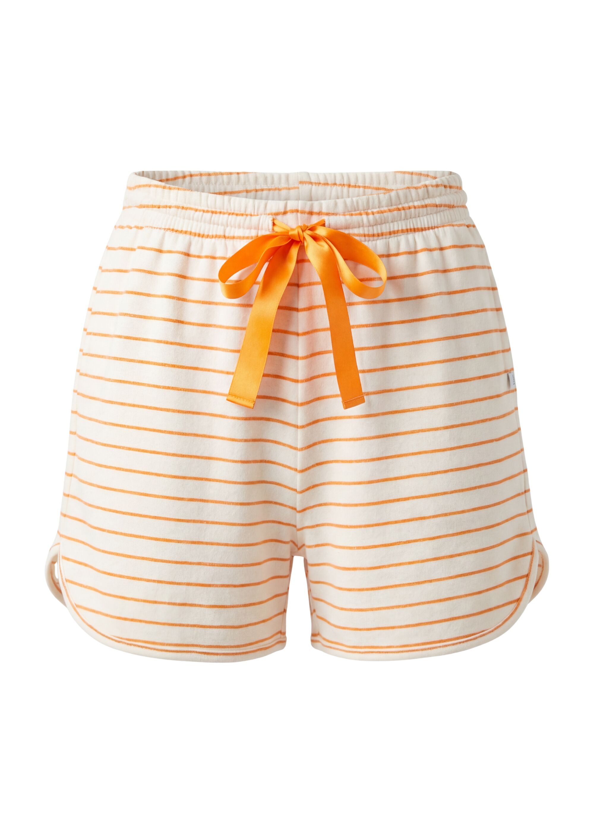 MYJAMA Pyjamashorts Ann mit Satinband