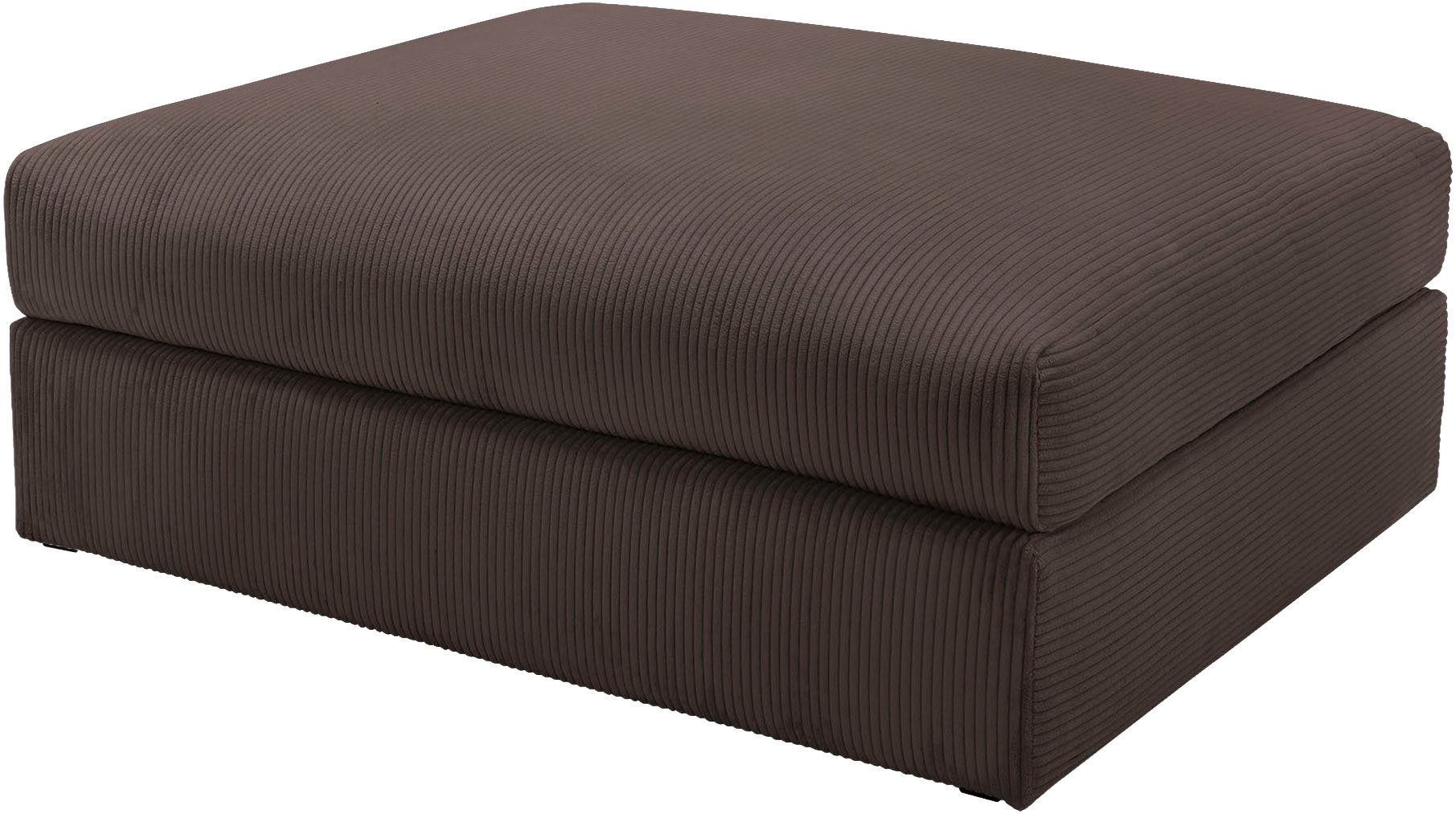 OTTO home Polsterhocker Soft&Cosy XL, B: 101 cm - OTTO. Verlässliche Qualität., Mega-Hocker, in Cord oder Chenille-Struktur wählbar