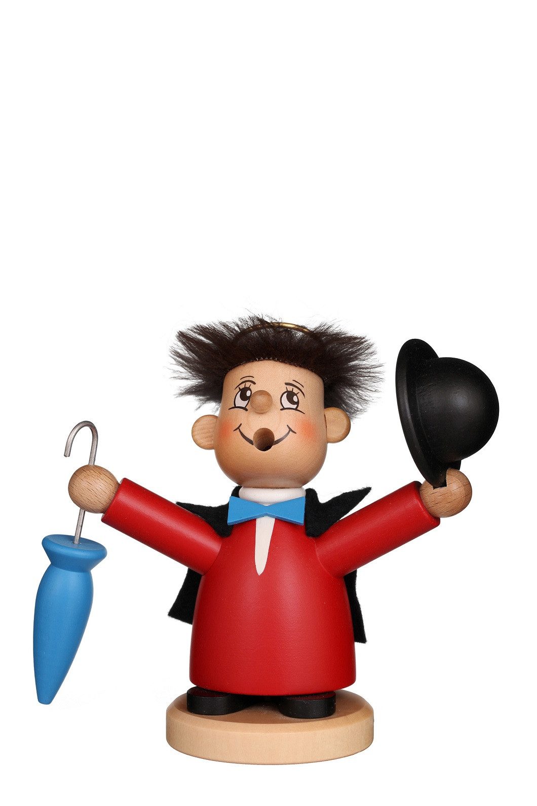 Christian Ulbricht Räuchermännchen Christian Ulbricht Räuchermann Arthur der Engel, (1 St), Handarbeit aus dem Erzgebirge