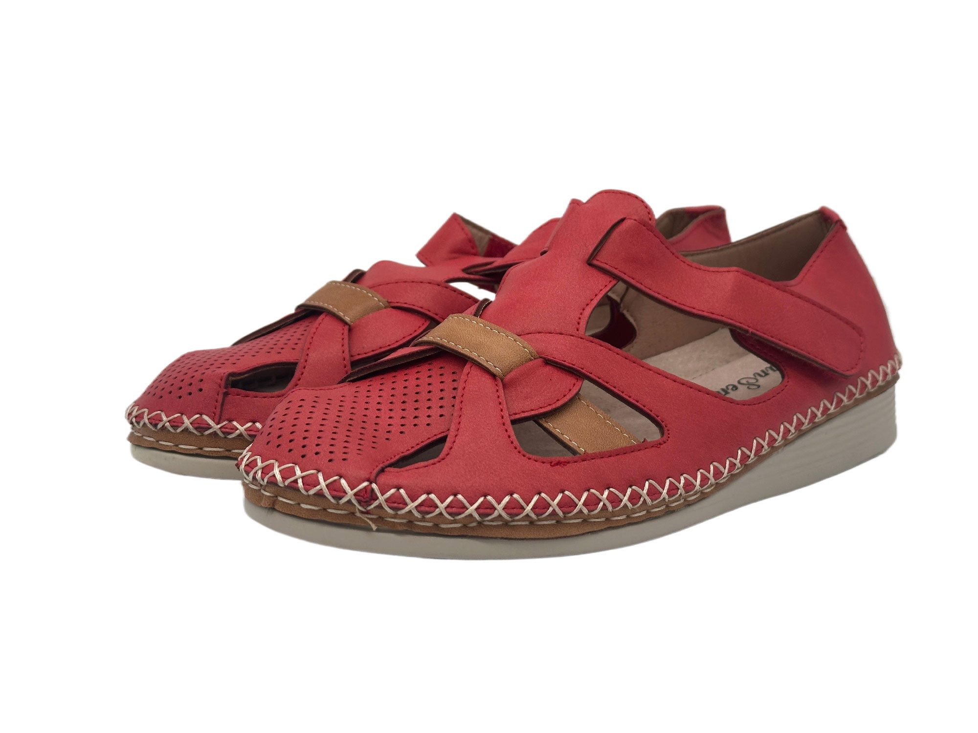 Nowaland Halboffene Damen Sandalen mit stabiler Passform und Komfortsohle Sandale Atmungsaktiv, stabiler Halt, weich und flexibel