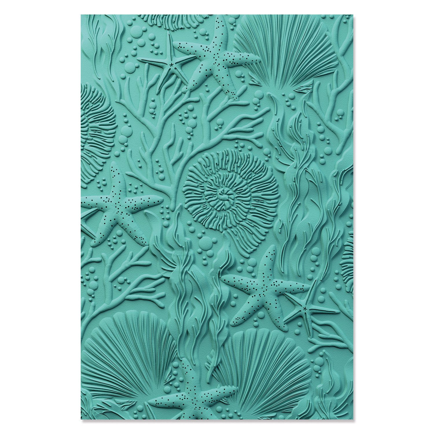 Sizzix Motivschablone 3D-Prägeschablone Under the Sea, 15,9 cm x 10,8 cm