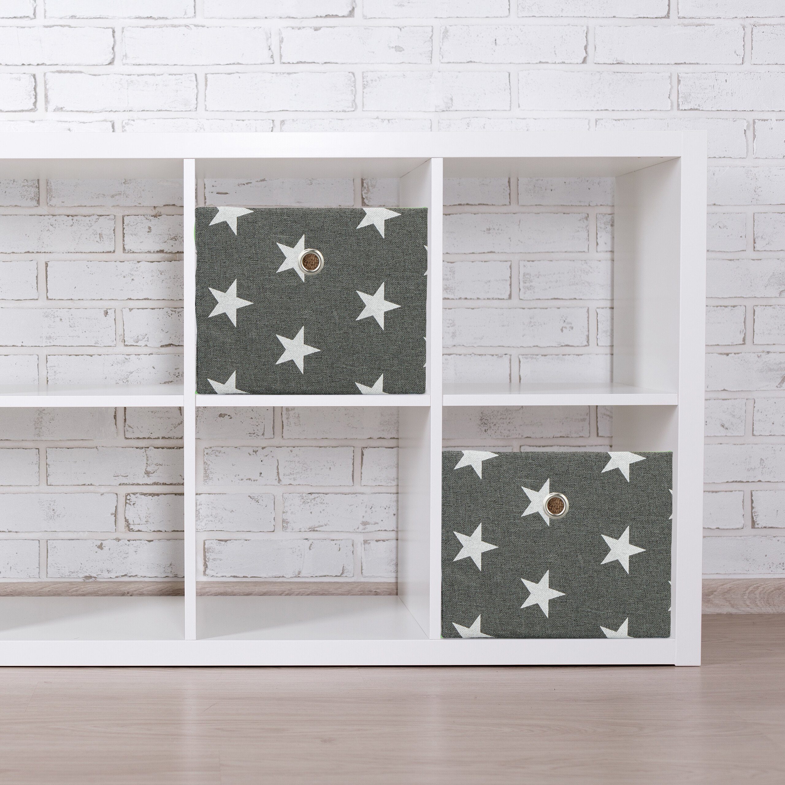 relaxdays Aufbewahrungsbox 2er Set Aufbewahrungsbox mit günstig online kaufen