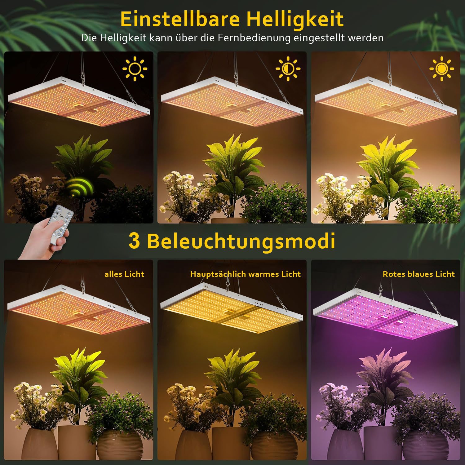 MUPOO Pflanzenlampe 120W LED Pflanzenlicht für günstig online kaufen