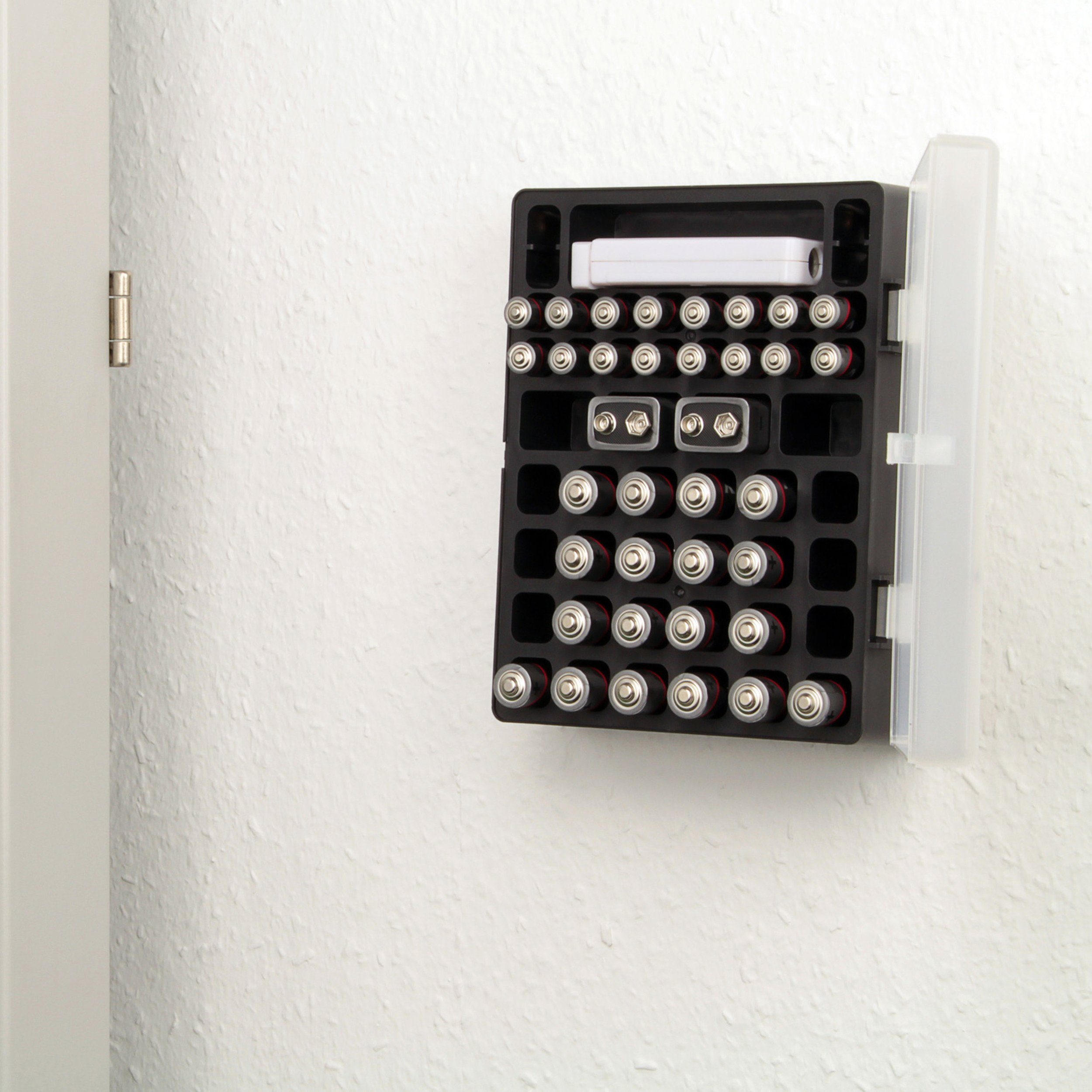 ANSMANN AG 3x Batteriebox für 48 Stk. AAA, AA & 9V / Batterien inkl. Akkutester Akku