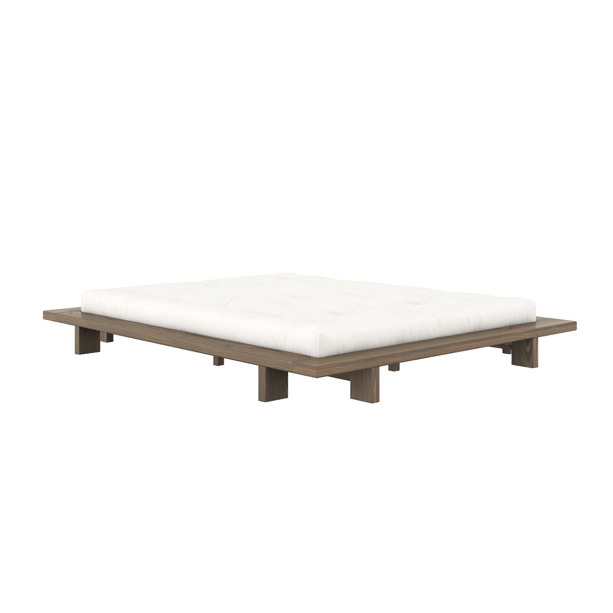 Karup Design Bettgestell Bettgestell JAPAN BED Futonbett aus FSC®-zertifiziertem Massivholz (Mit Lattenrost), zeitlos, bequem & in mehreren Farben und Größen erhältlich