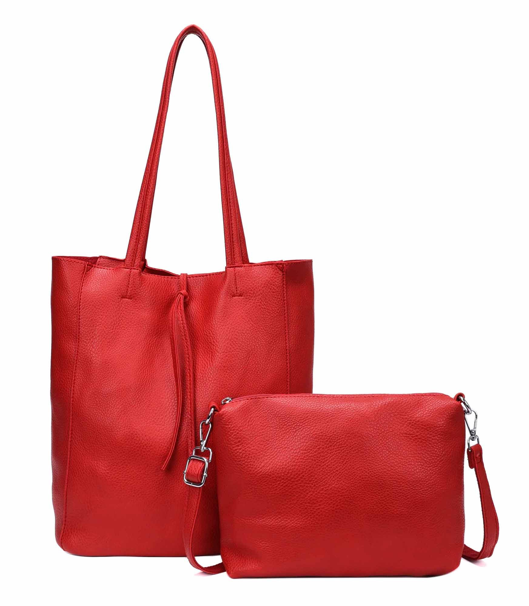 Schultertasche SET 2in1 Damen Tasche Umhängetasche XXL Shopper