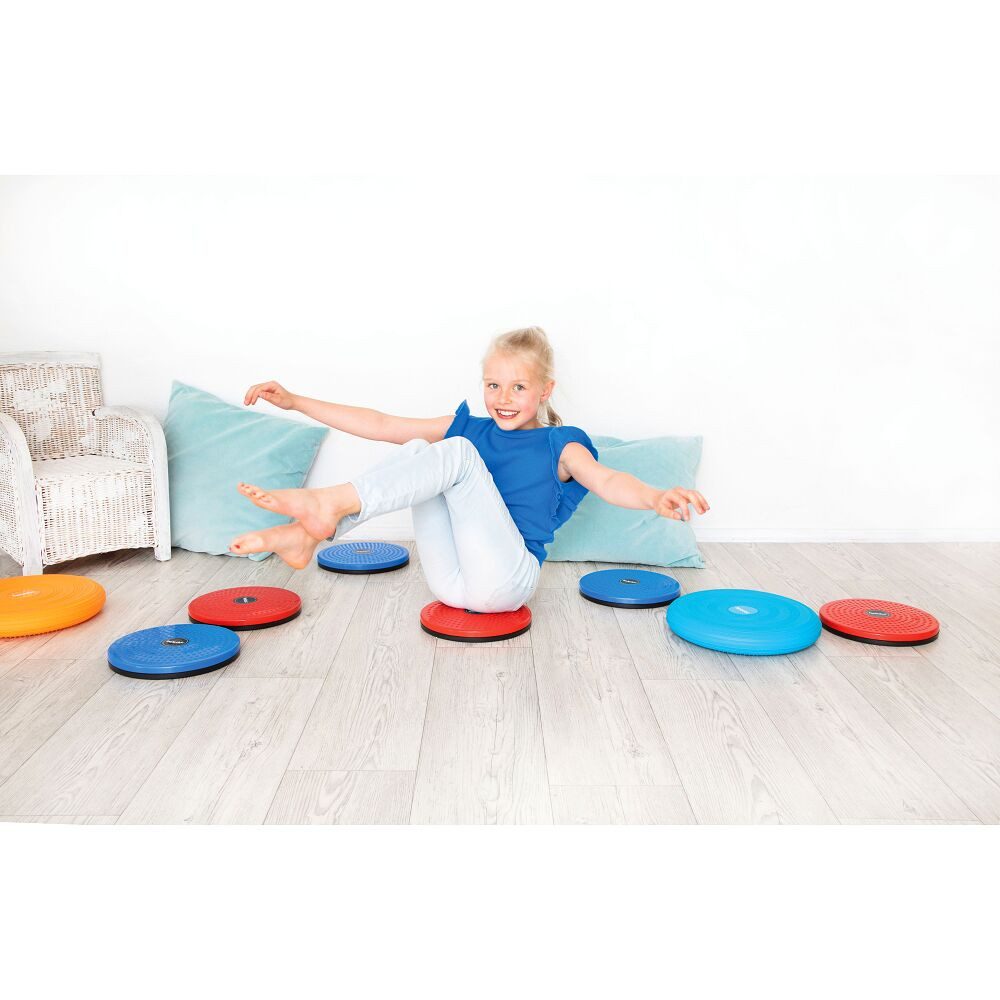 beleduc Balancetrainer Balancierspiel-Set Spin & Balance, Für Kindergarten, Grundschule und Verein