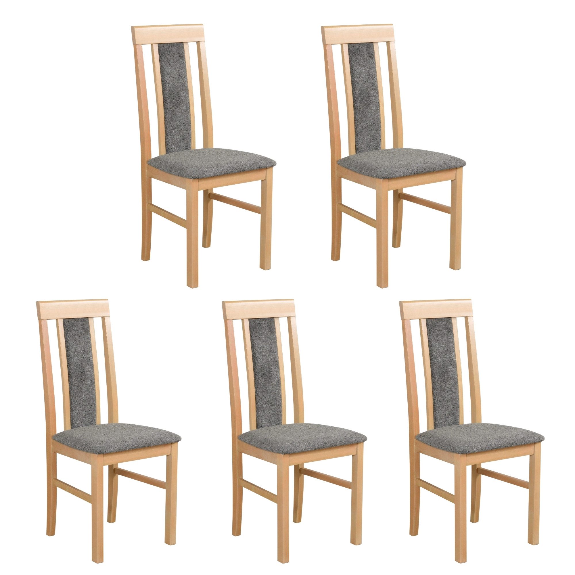 MOEBLO Stuhl ELIONA 2 (Eleganter Massivholz-Stuh günstig online kaufen