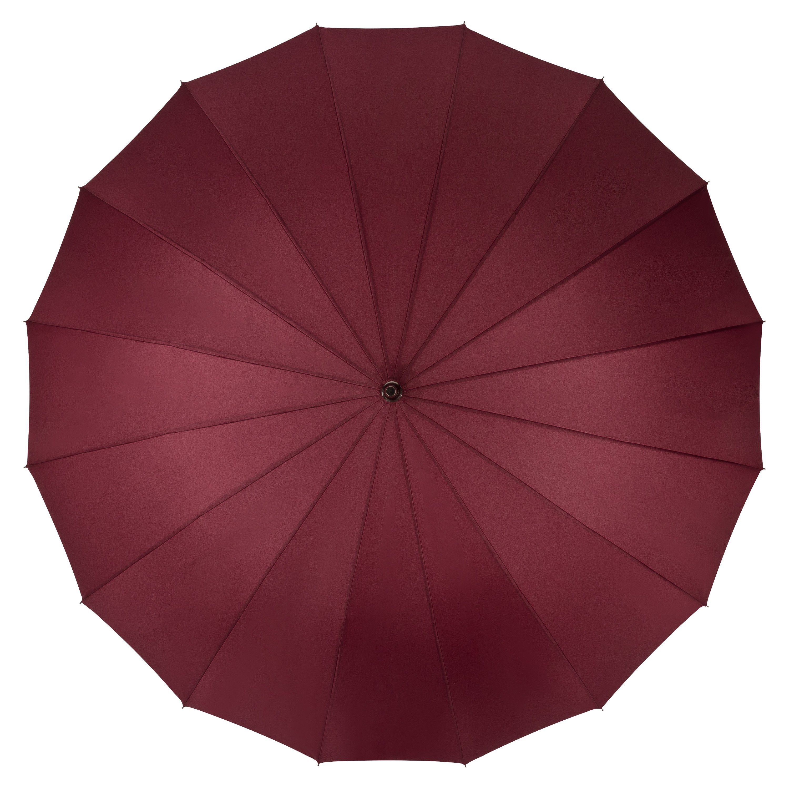 Colin Schirmfarbe Regenschirm von cm, in Schirmdurchmesser bordeaux 103 Lilienfeld Stockregenschirm Auf-Automatik XL Griff