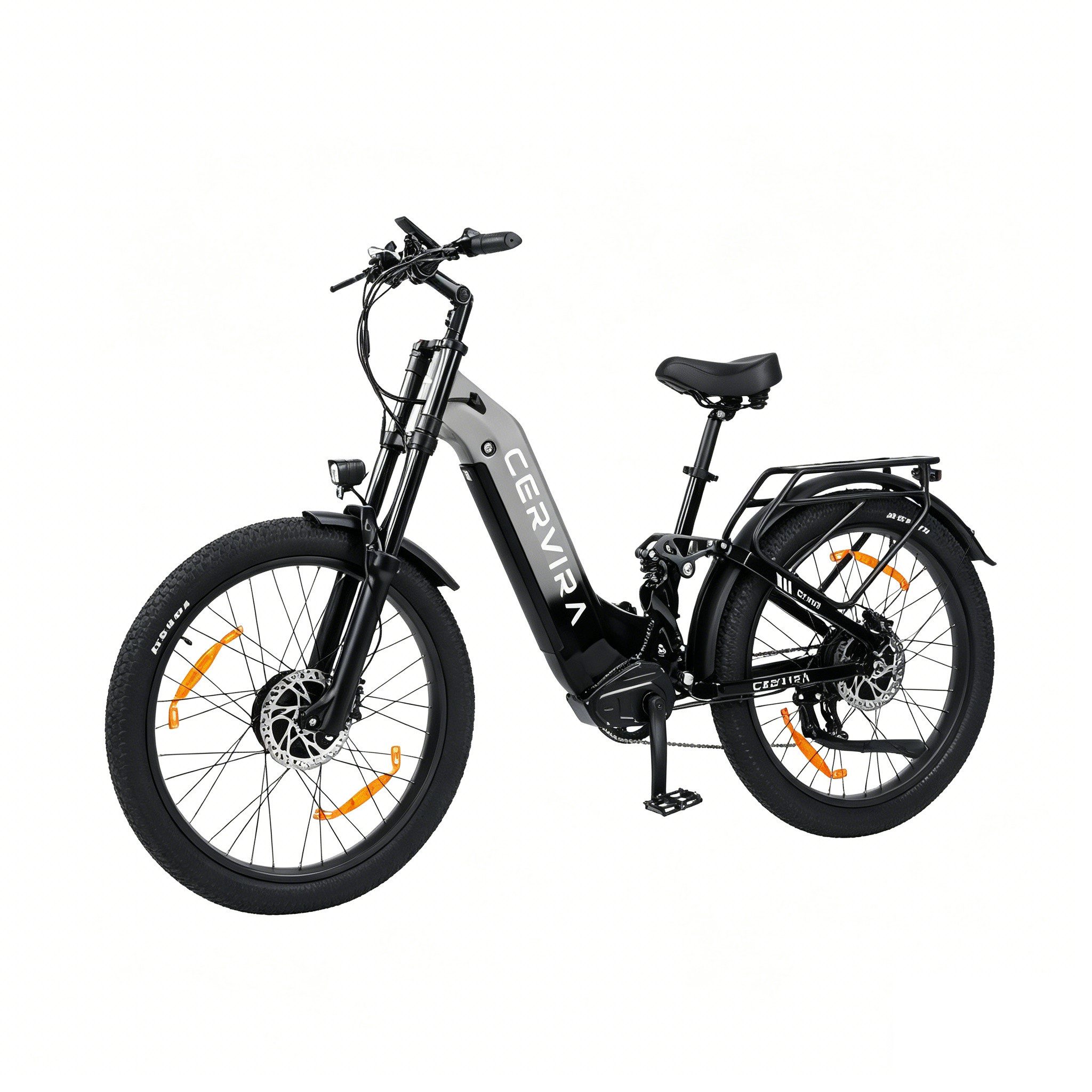 PIXAR E-Bike E-Bike Fatbike mit 500W Dual-Antrieb, Samsung Akku & 50km/h, 7 Gang
