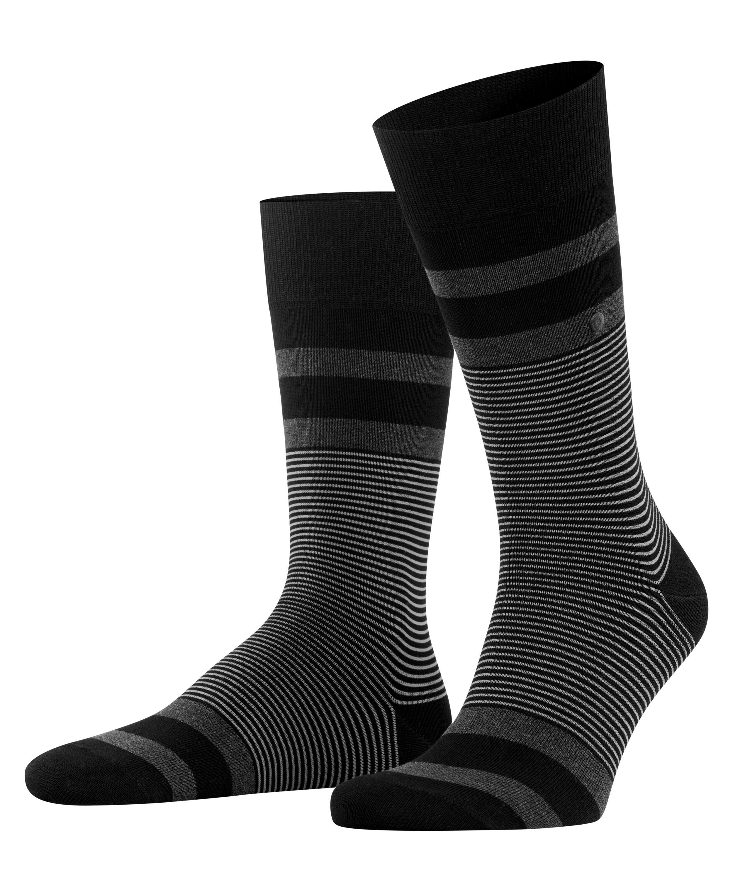 Burlington Socken Black Stripe