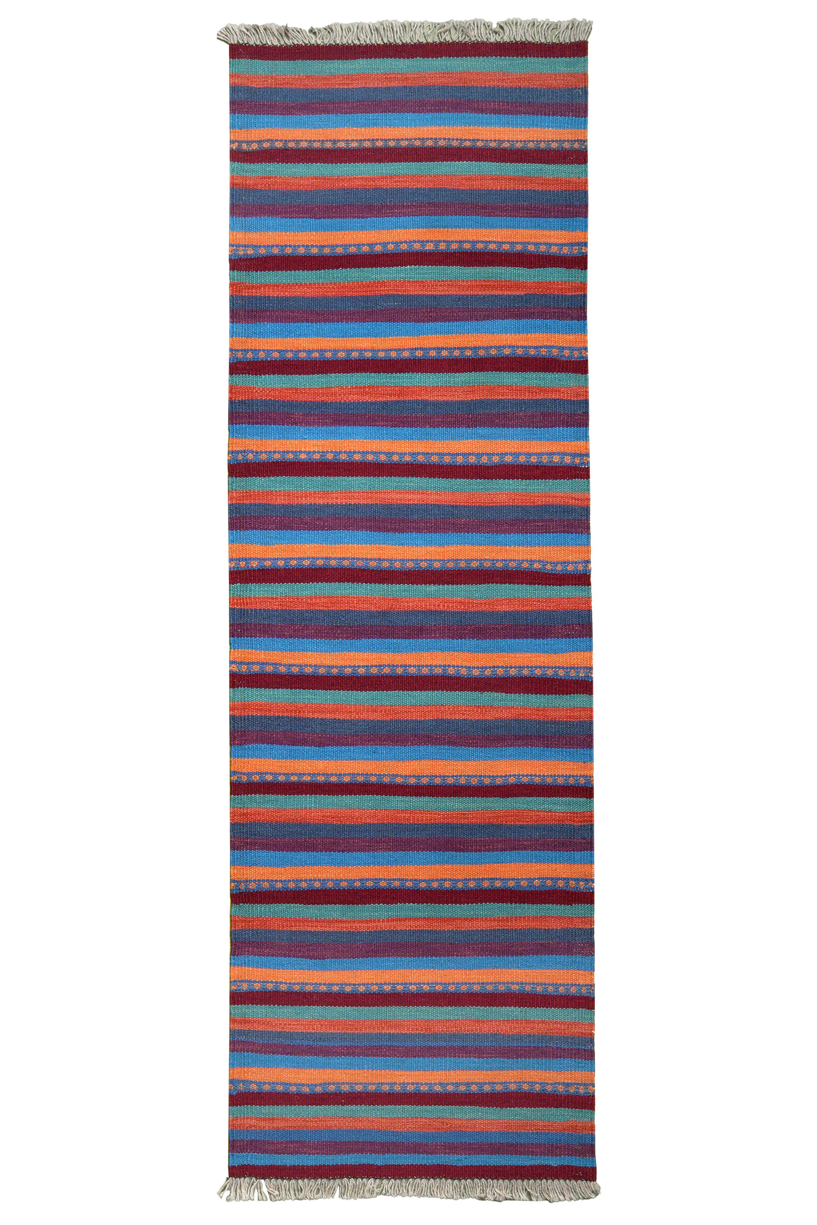 Rugtales Teppich Kelim Gashgai 194x60cm, Lufer, Handgemachtes Unikat, nachhaltig und fair gefertigt