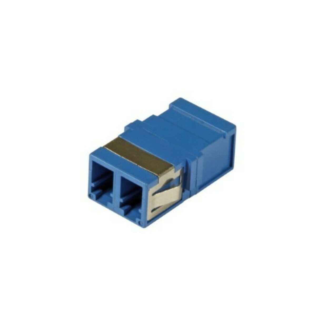 Danicom Singlemode Keystone Kupplung LC-LC duplex blau Glasfaserkabel