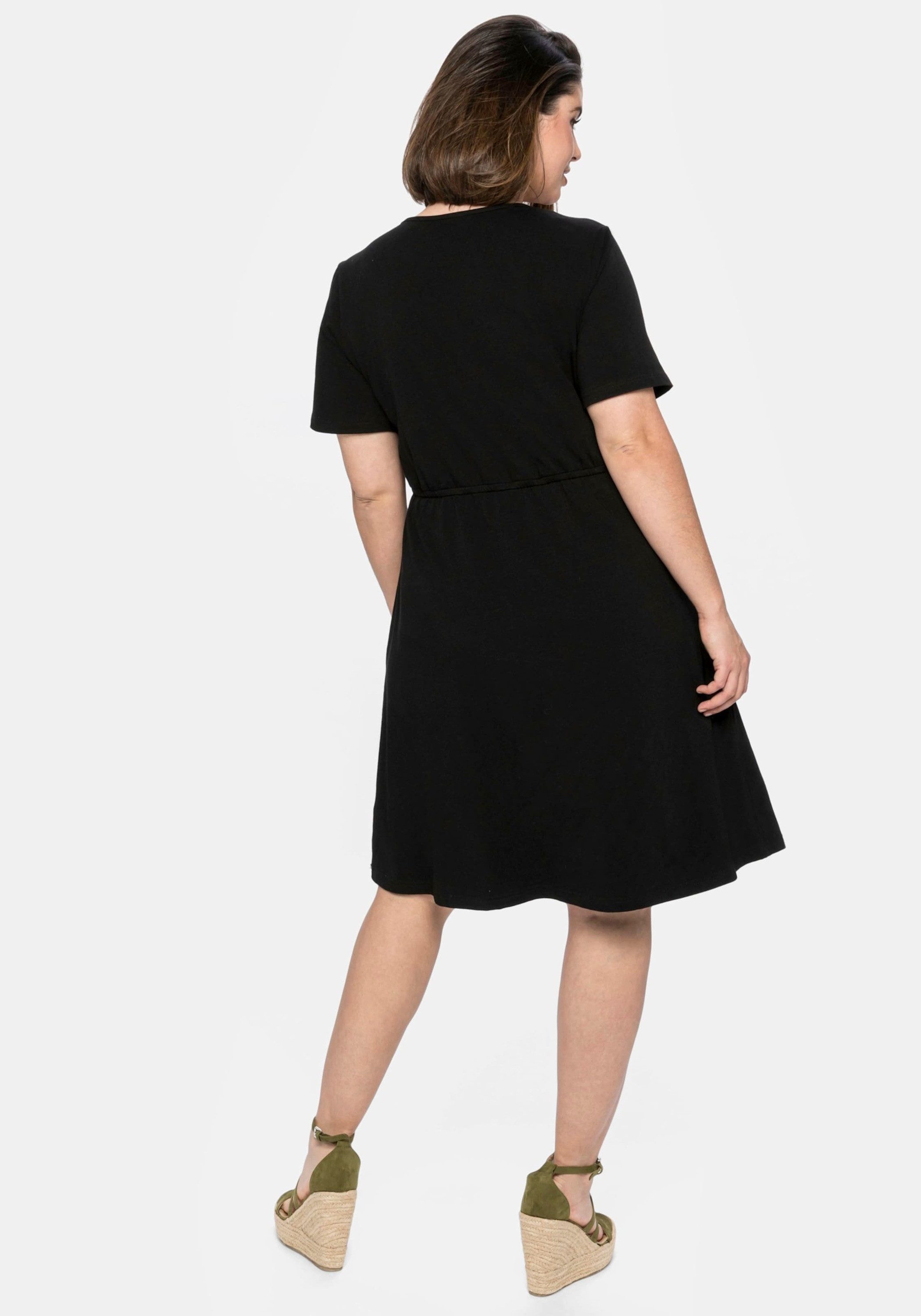 Sheego Jerseykleid Jerseykleid Kurzarm günstig online kaufen