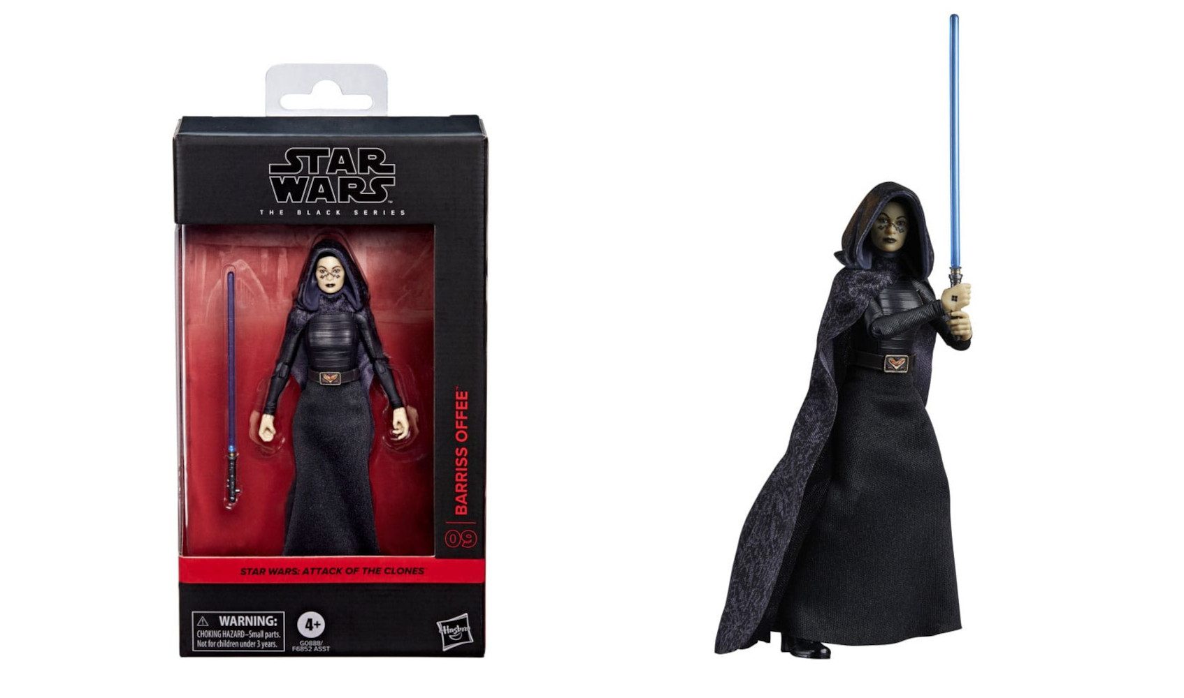 Hasbro Actionfigur Star Wars The Black Series 09 Star Wars: Attack of the Clones Barriss