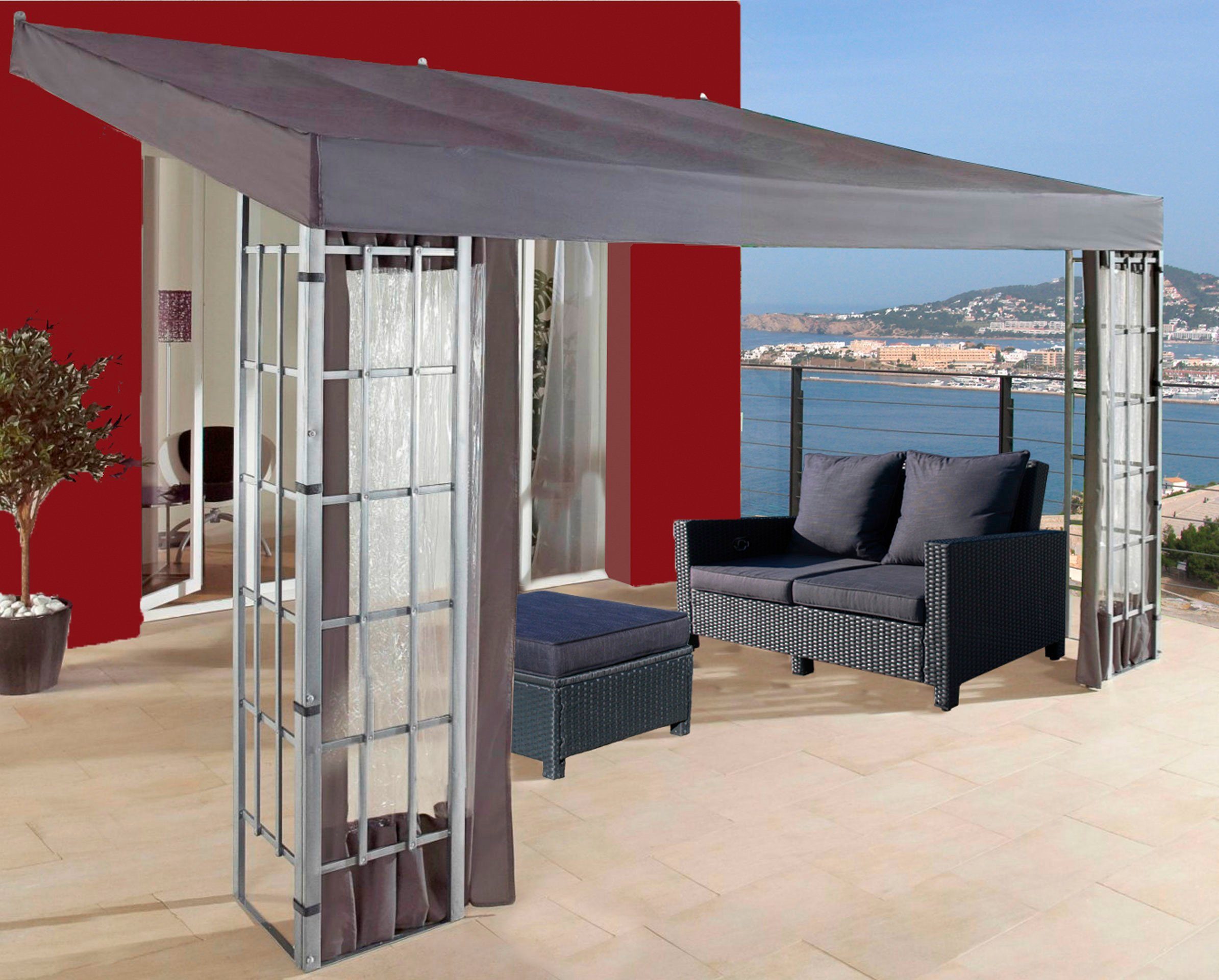Quick Star Anbaupavillon Rank, BxT: 400x300 cm