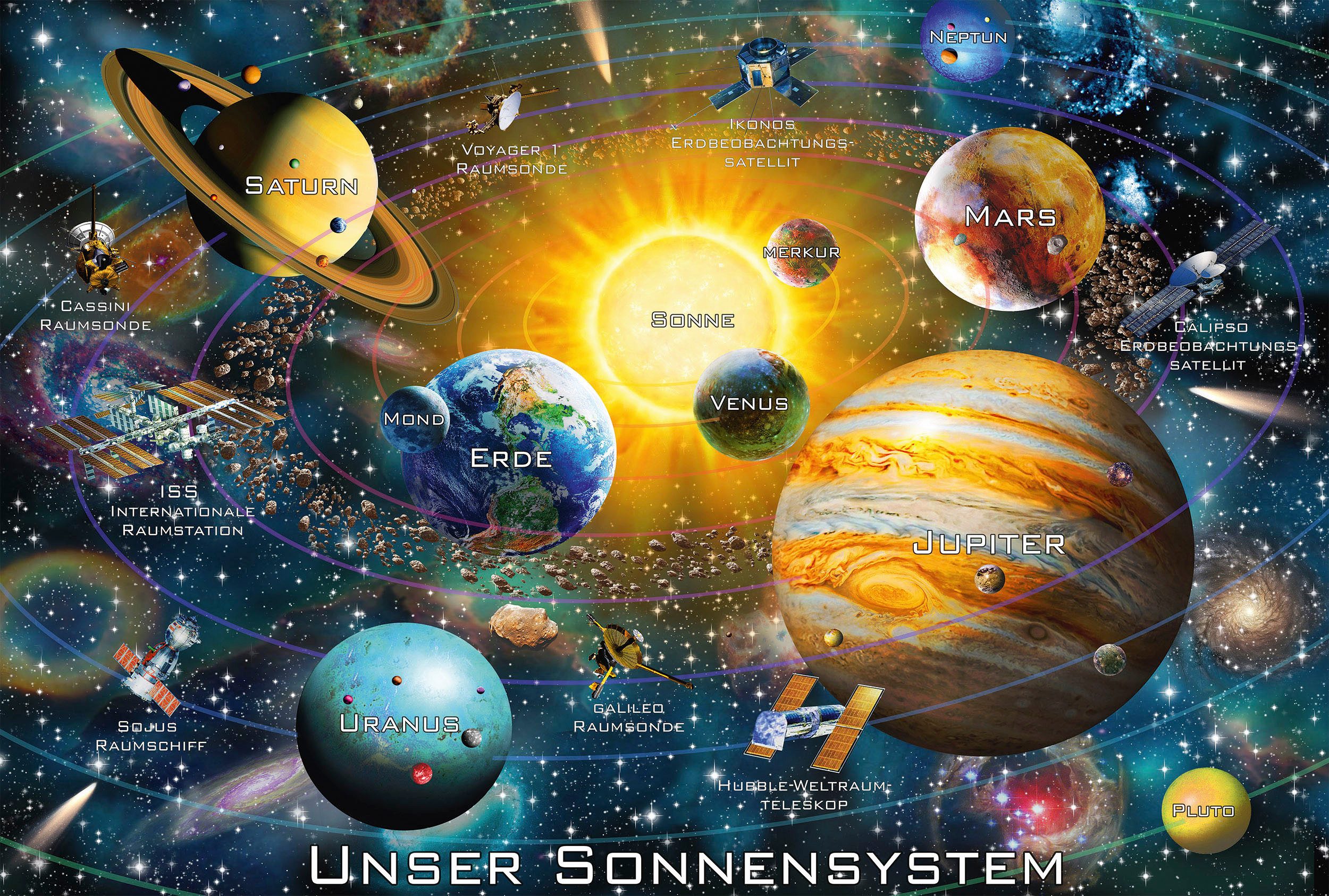 Schmidt Spiele Puzzle Unser Sonnensystem, 200 Puzzleteile günstig online kaufen