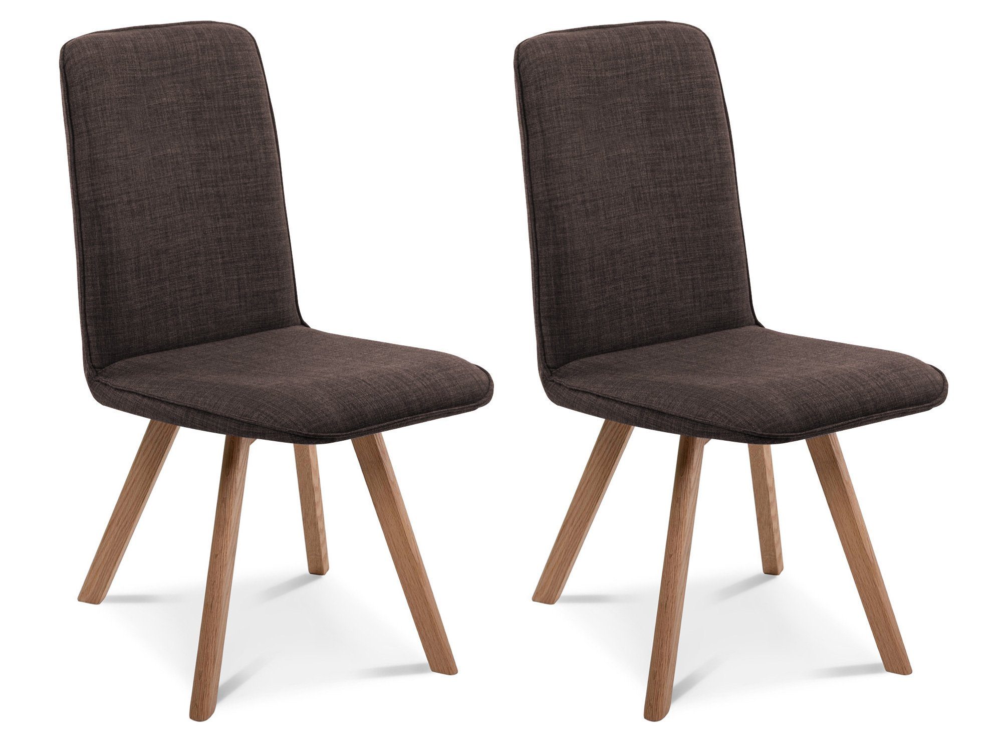 Moebel-Eins Polsterstuhl GLORIA 2er SET Polsterstühle, Gestell Massivholz, GLORIA 2er SET Polsterstühle, Gestell Massivholz