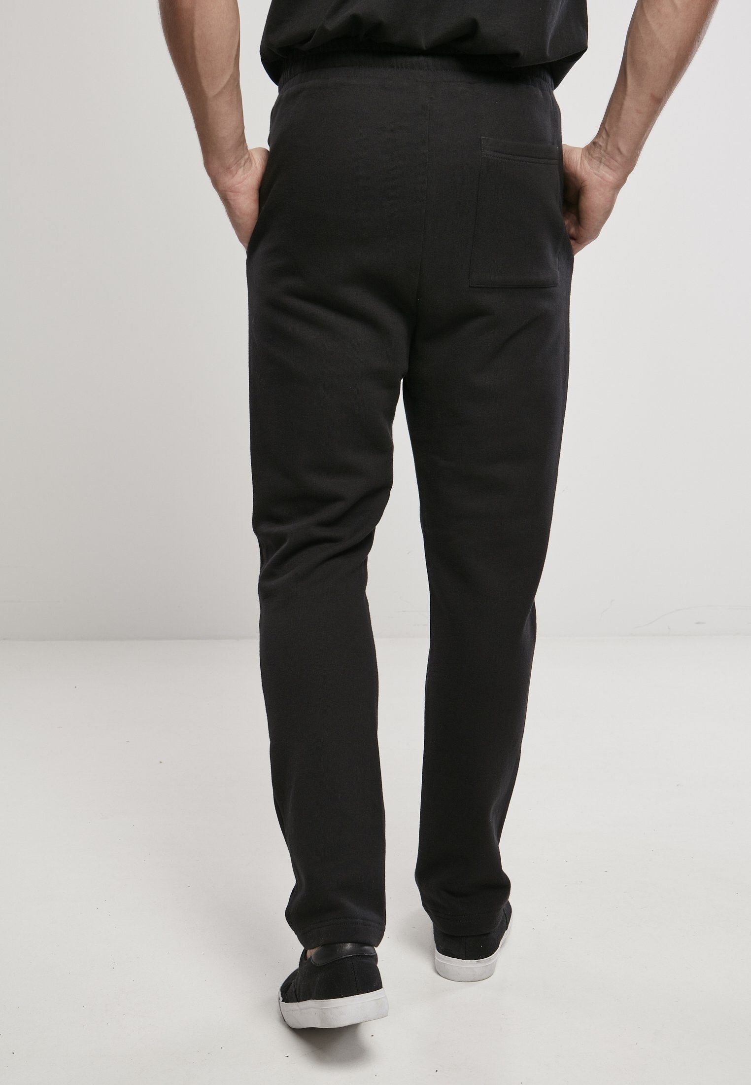 URBAN CLASSICS Stoffhose Herren Low (1-tlg) black Sweatpants Crotch Organic