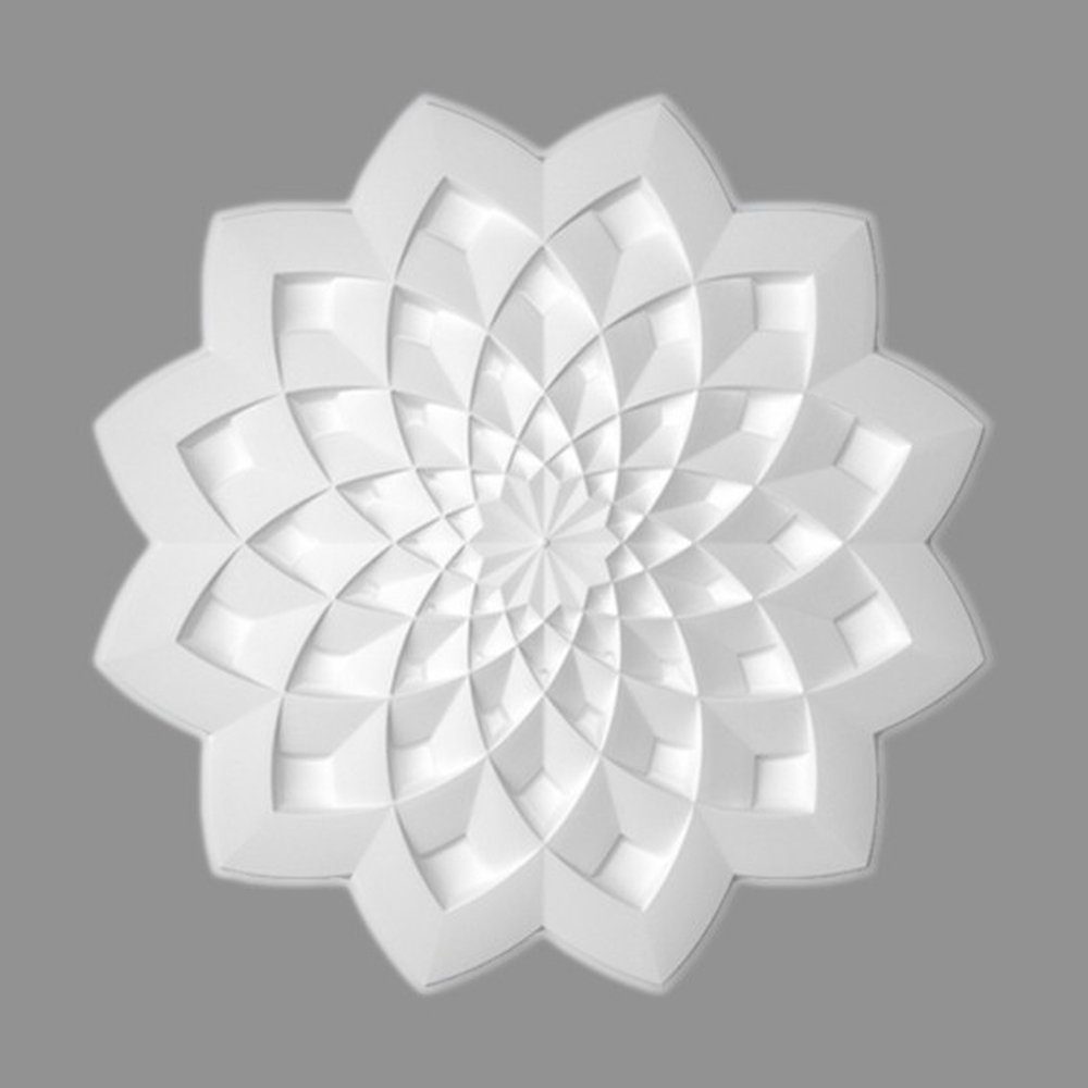 PROVISTON Wanddekoobjekt Stuckrosette, Polystyrol, Durchmesser 631 günstig online kaufen