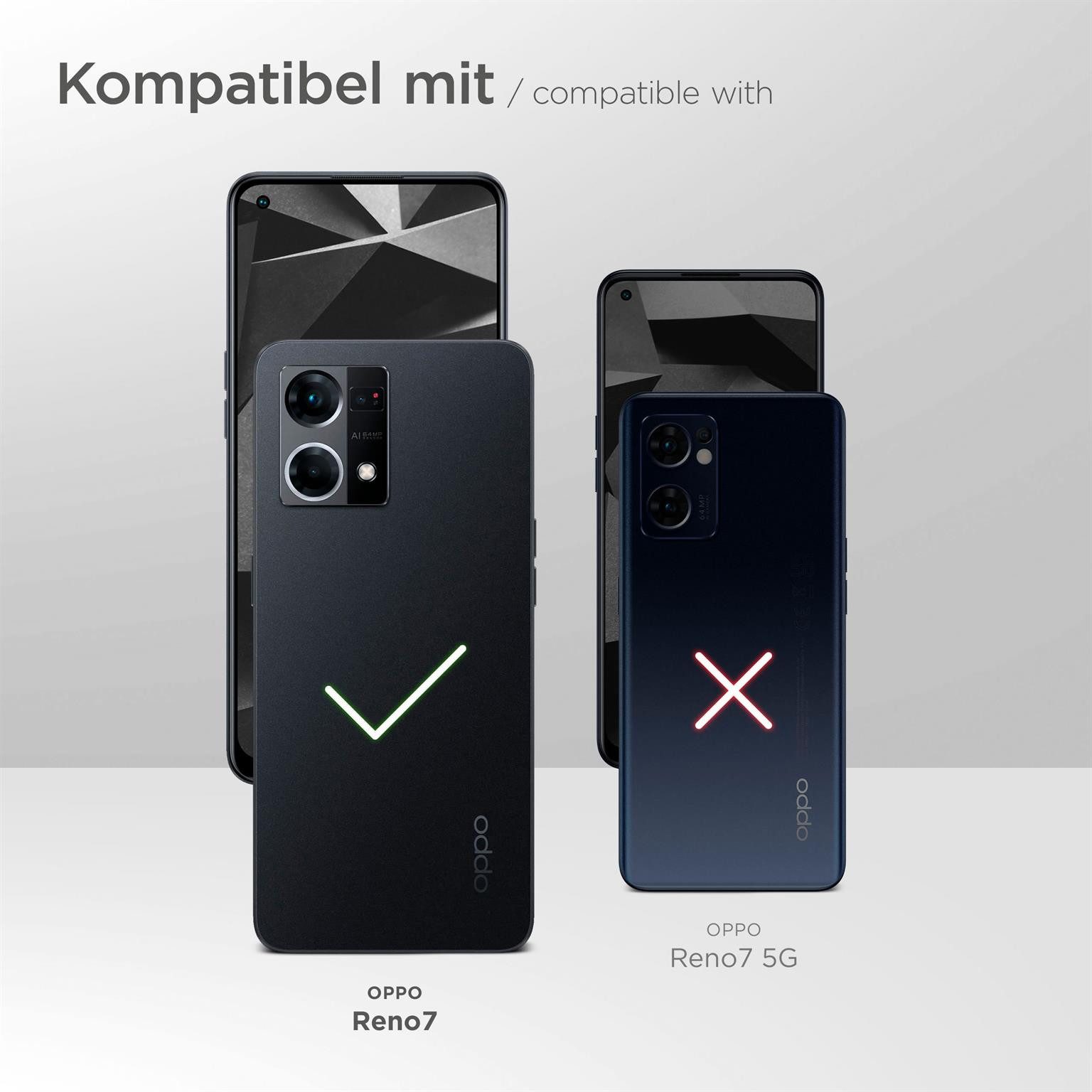 ONEFLOW Handyhülle für Oppo Reno7 (4G) Hülle Silikon Soft Case Petrol Grün 6,43 Zoll, Silikonhülle Cover Dünn Handytasche TPU Schutzhülle mit Kameraschutz