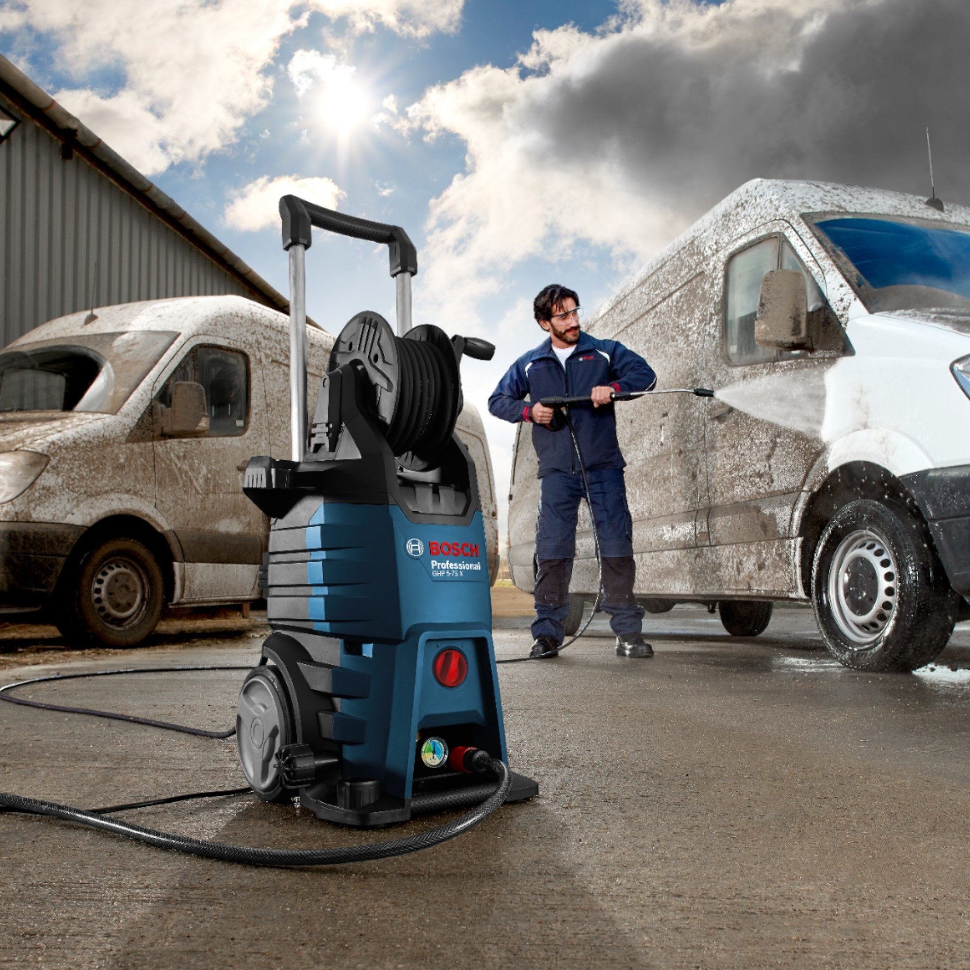 Bosch Professional Hochdruckreiniger GHP 5-75 X Hochdruckreiniger (0600910800) 2600 W 185 bar 9,3 l / min