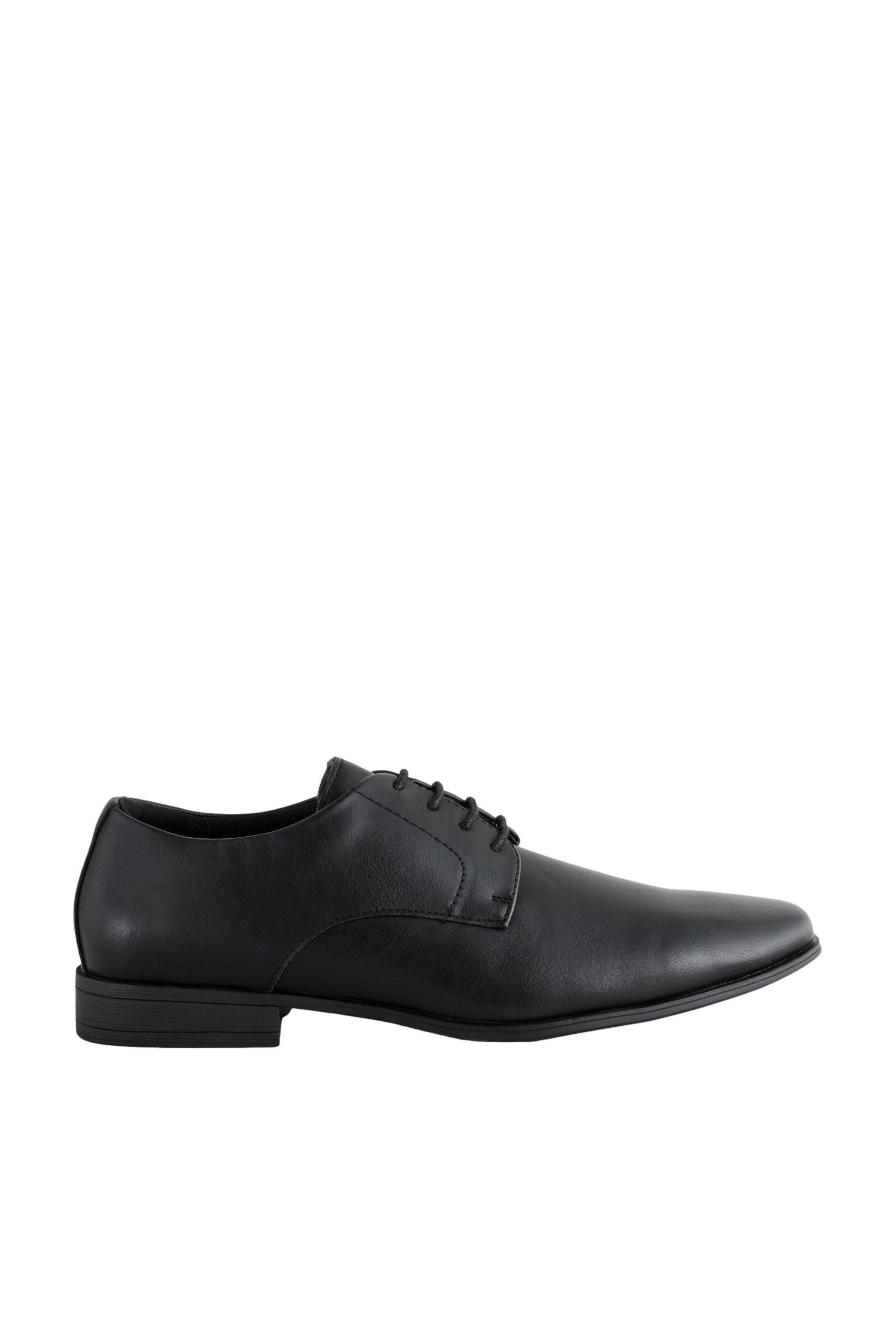 Schmale, eckige Derby-Schuhe, weite Passform Schnürschuh