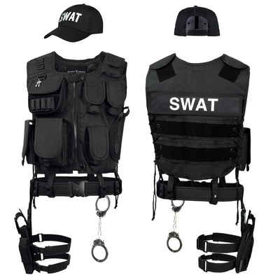 Black Snake Kostüm »AGENT«, Agentenkostüm SWAT FBI POLICE SECURITY