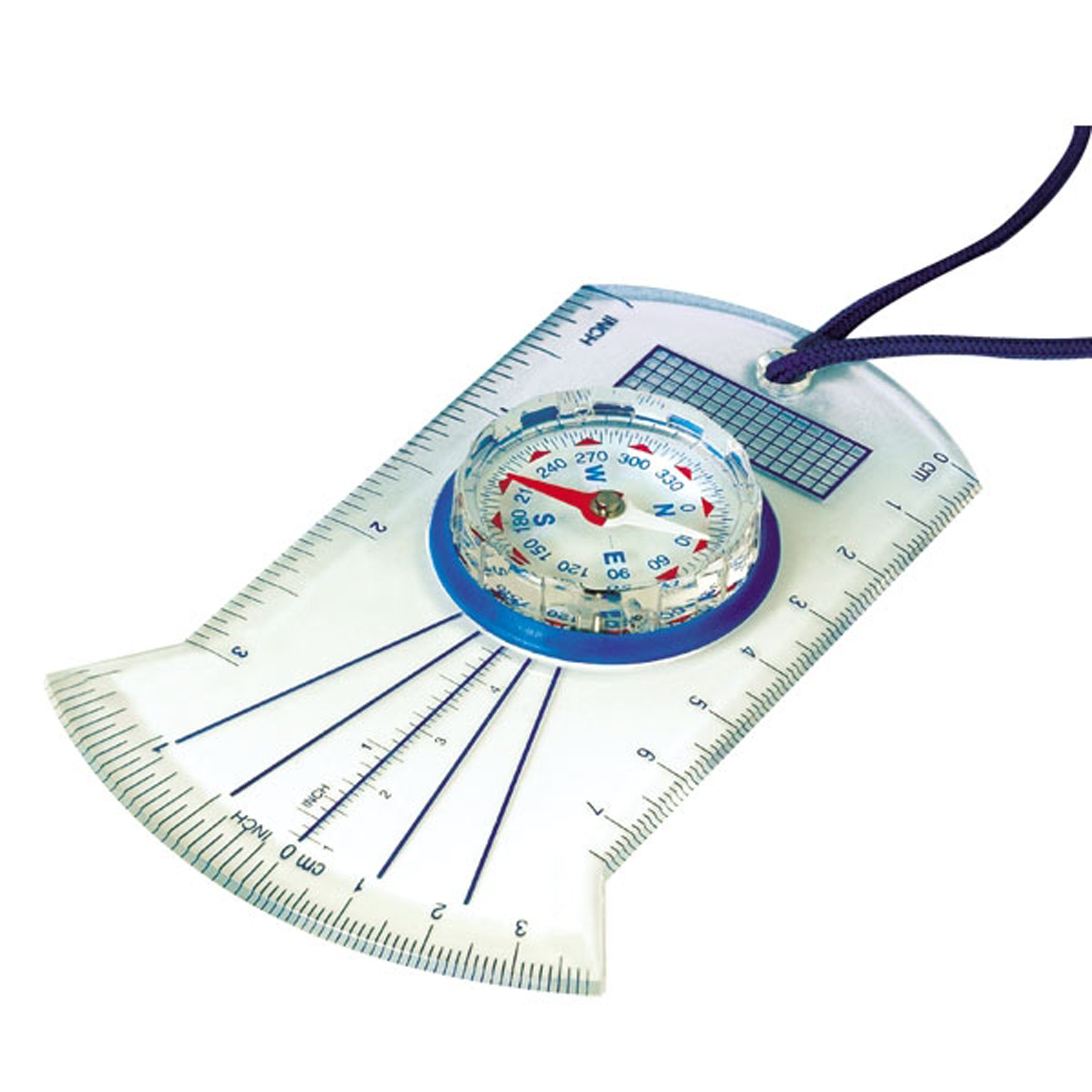 Edu-Toys Experimentierkasten Kartenkompass mit drehbarem Kompassring und Umhaengeband, (1-tlg)