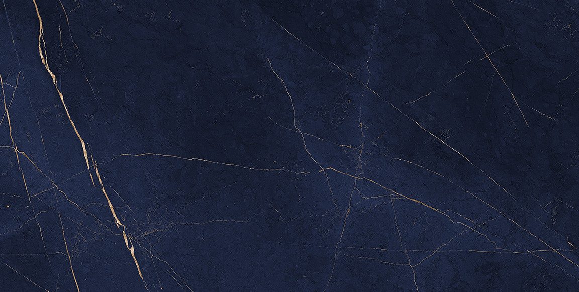 Wandfliese 1 Paket (1,44 m) Fliesen LAPIS BLUE (60 × 120 cm), hochglanz, blau, Steinoptik Küche Wand Badfliese Flur Wandverkleidung