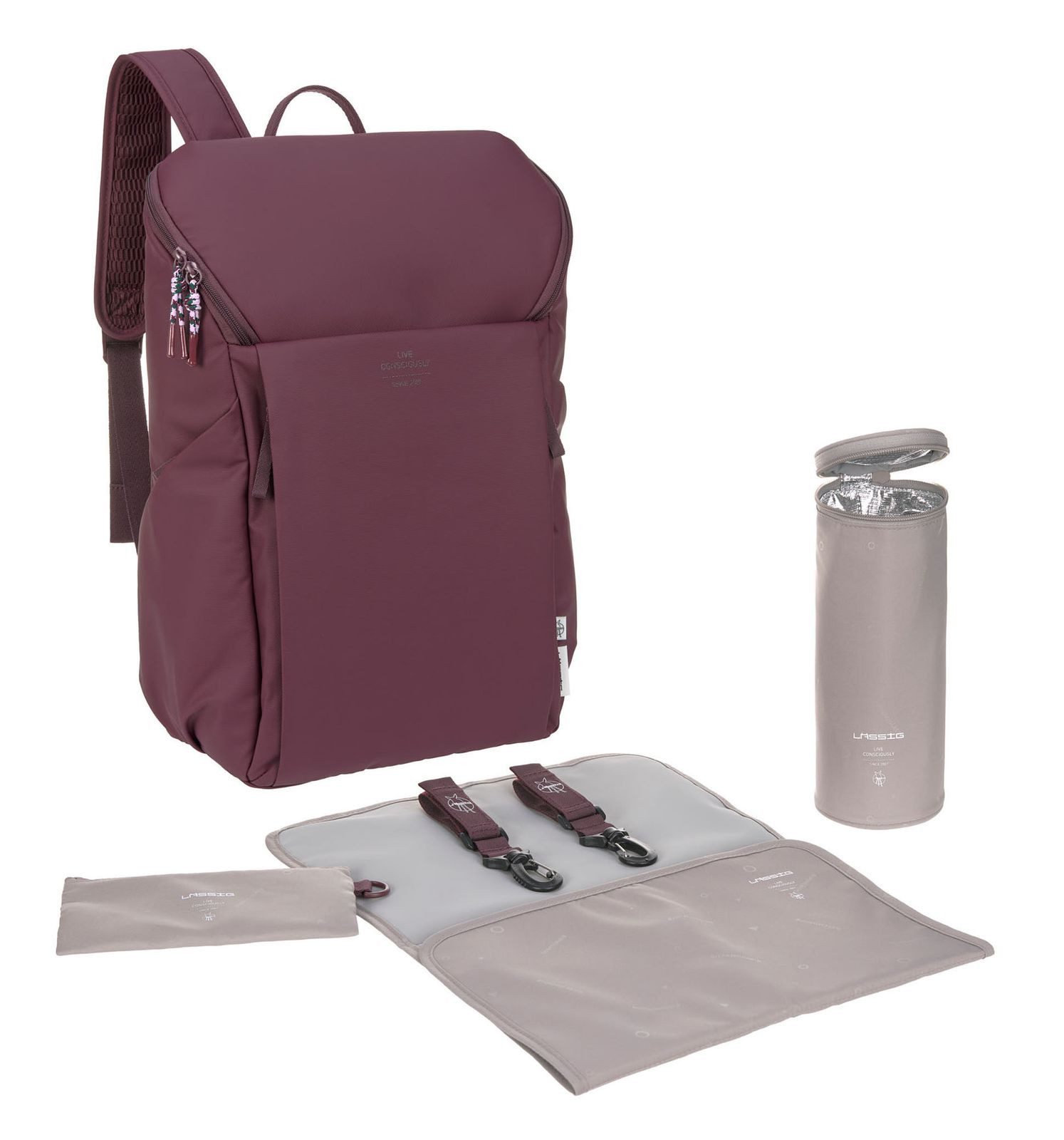 LÄSSIG Rucksack GRE Slender Up (Set, 4-tlg)
