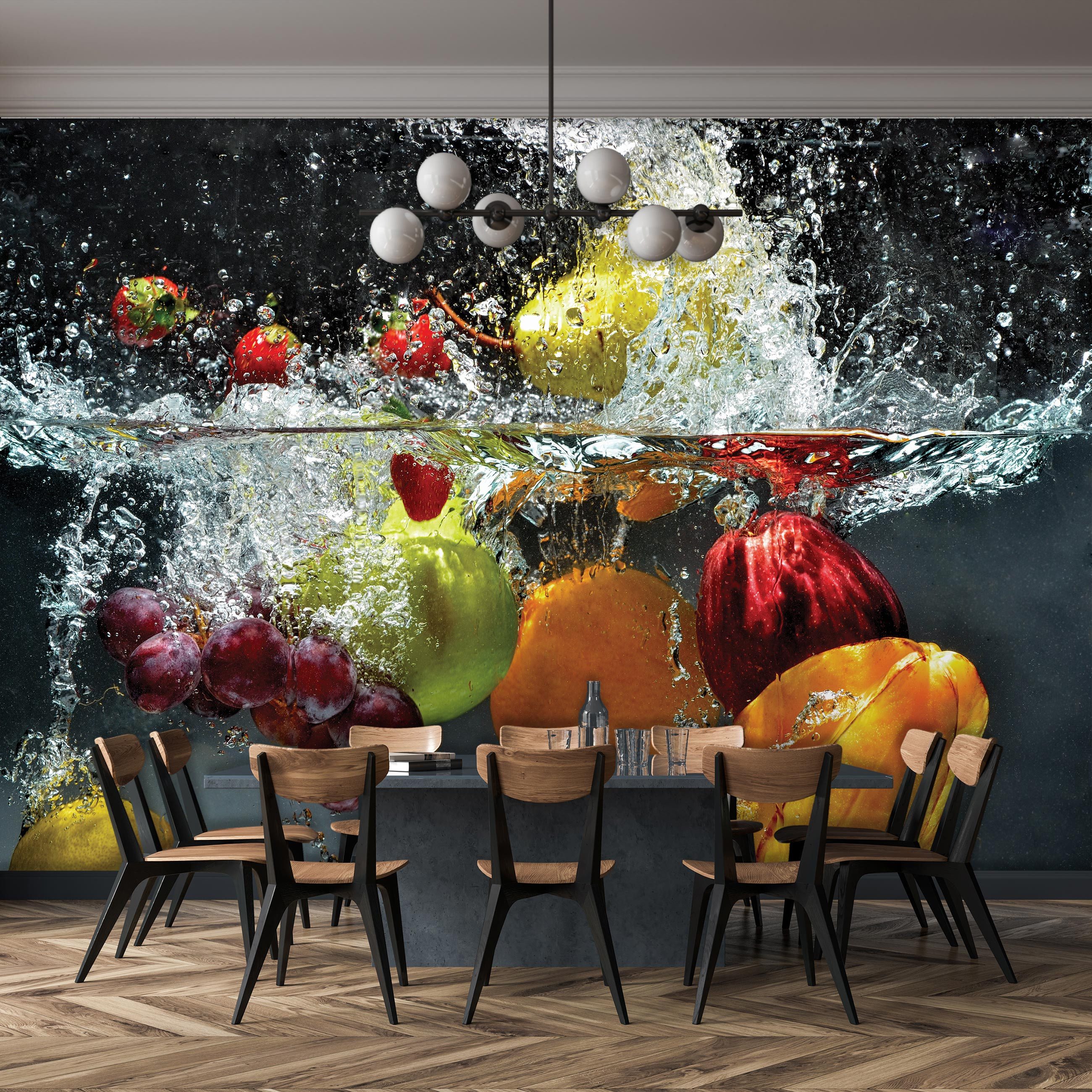Wallarena Fototapete Foto - Mehrfarbig - Modern - Vlies - Küche, glatt, 104x70cm