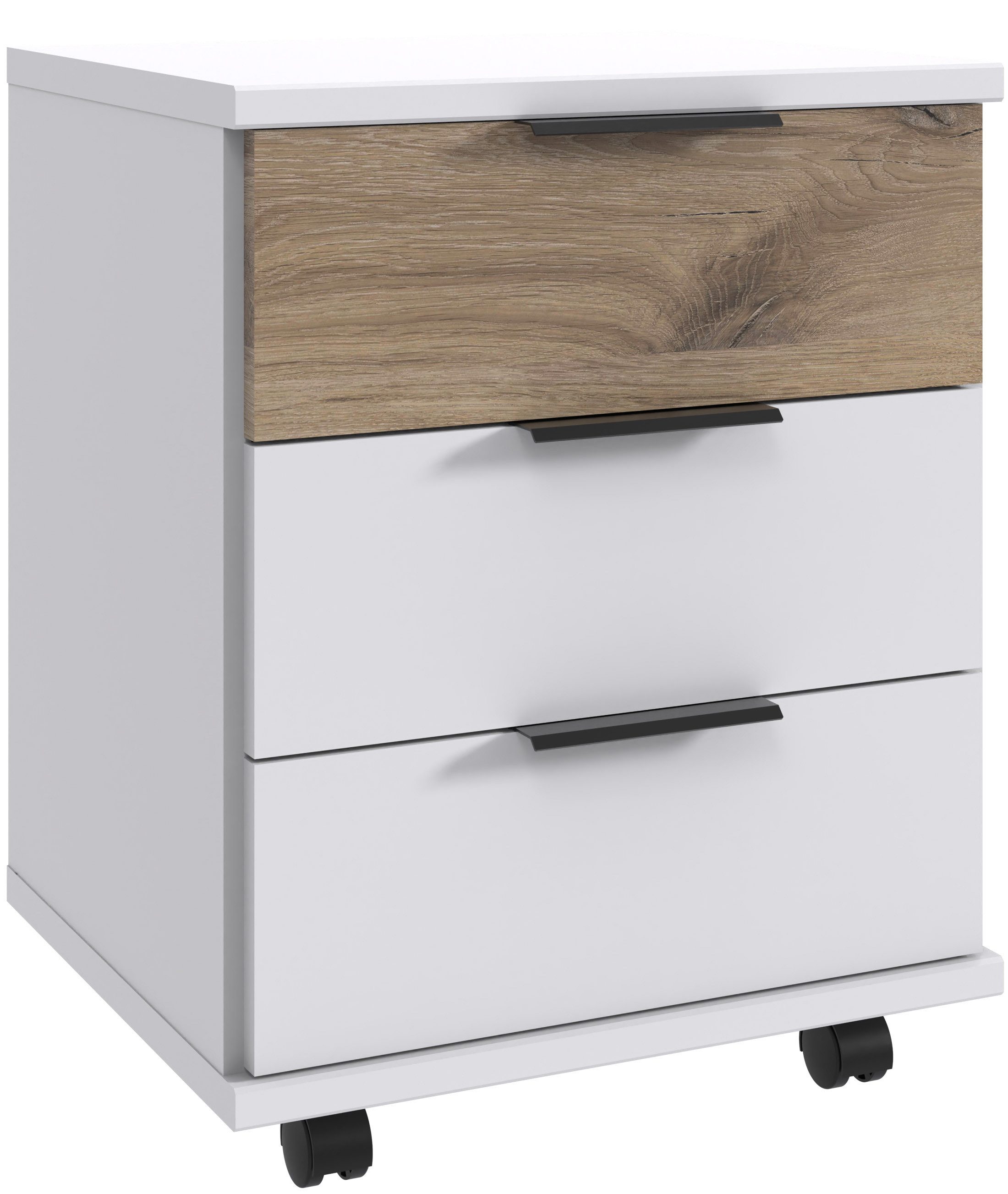 Wimex Rollcontainer Norderney, B/T/H 46/40/58cm in 2 Farben, mit 3 Schubladen, auf Kunststoffrollen
