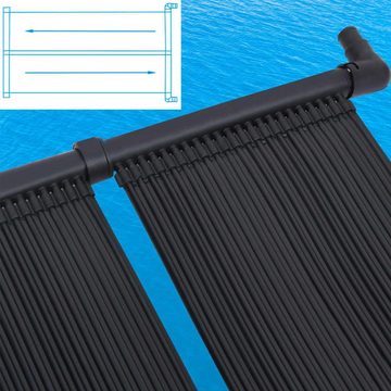vidaXL Pool-Wärmepumpe Solar-Panel für Poolheizung 6 Stk 80x310 cm