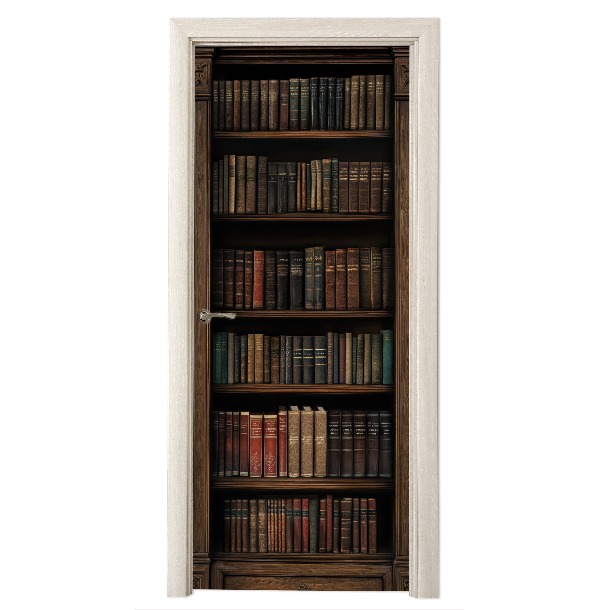 MuchoWow Türtapete Bücherregal - Vintage - günstig online kaufen