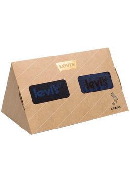 Levi's® Socken (Packung, 4-Paar) LEVIS GIFTBOX REG CUT STRIPE 4P