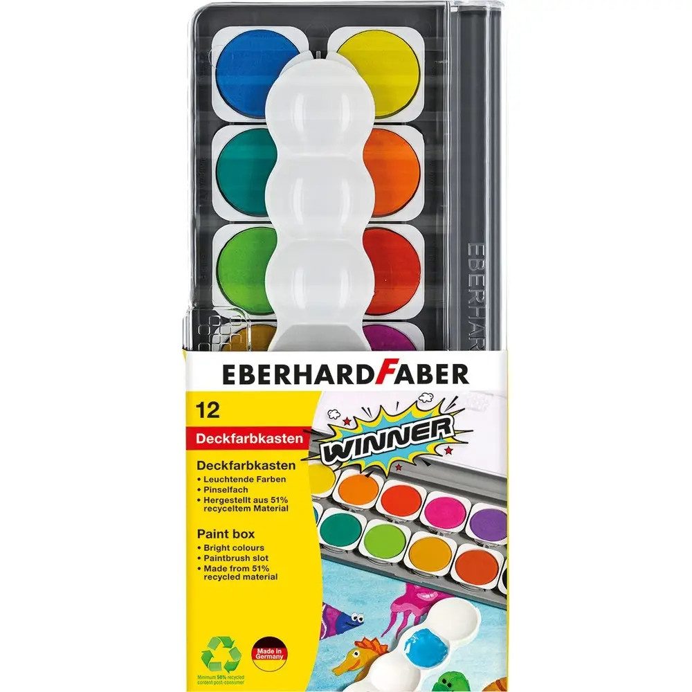 Eberhard Faber Buntstift Eberhard Faber Deckfarbkasten Winner 12er