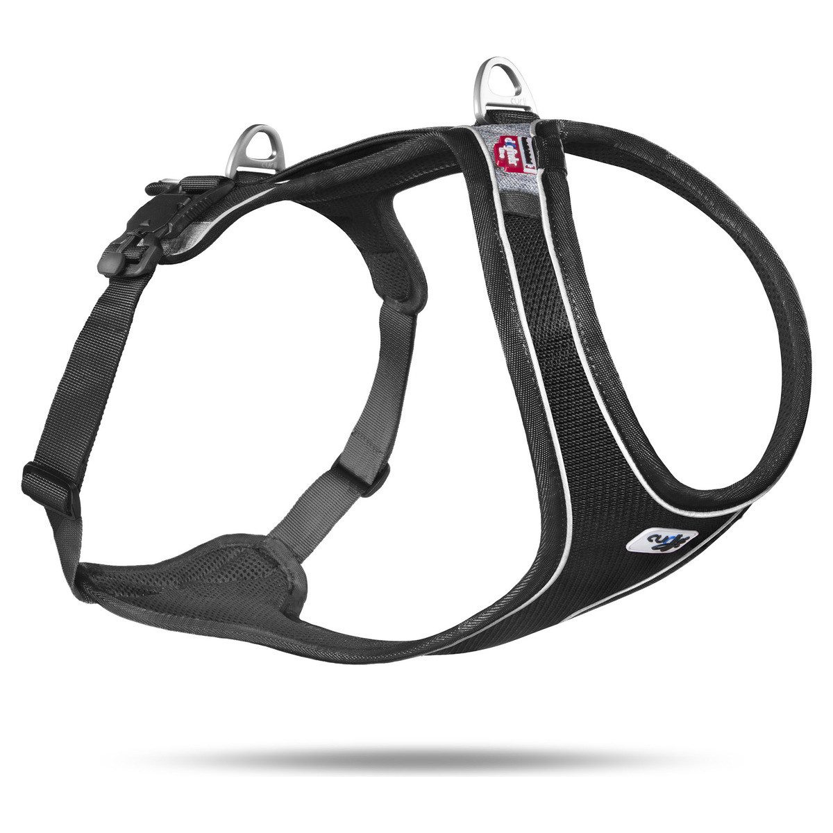 Curli Hunde-Geschirr Magnetic Belka Comfort Geschirr schwarz