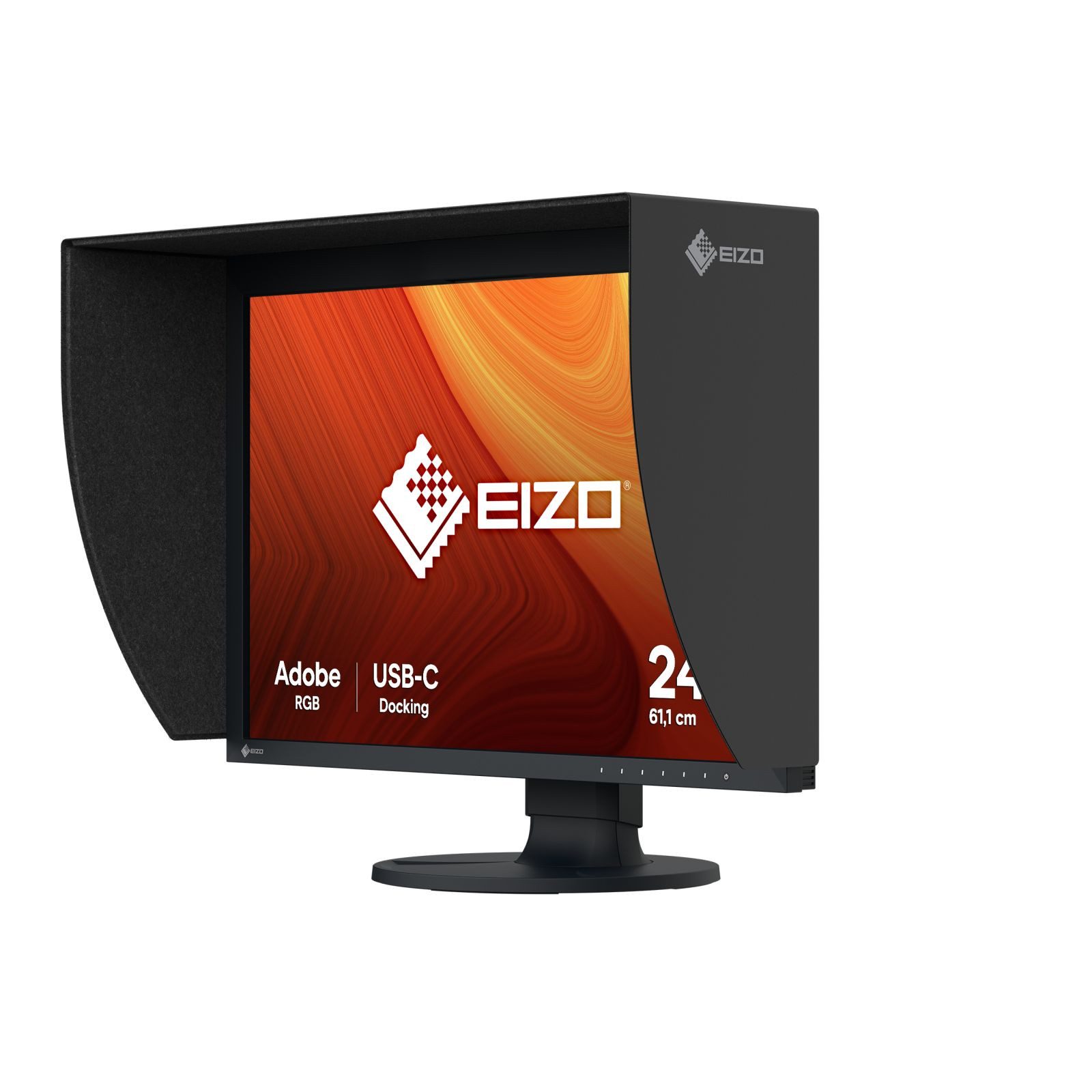 Eizo ColorEdge CG2400S - LED - 61.1 cm (24.1 Zoll) TFT-Monitor (1920 x 1200 px, WUXGA, 11 ms Reaktionszeit, 60 Hz, IPS, HDCP, HDR, Pivot, Höhenverstellbar)