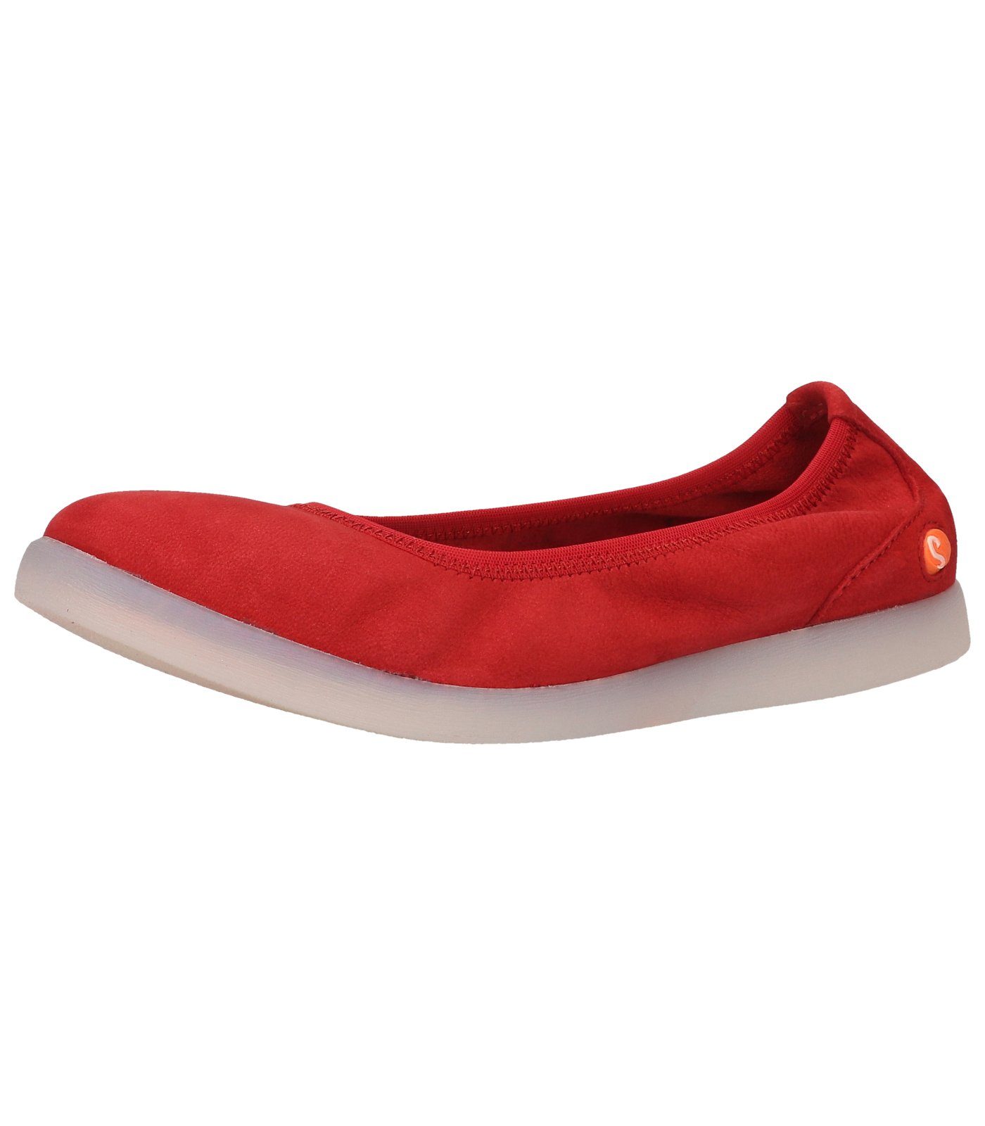 softinos Ballerinas Leder Ballerina Rot