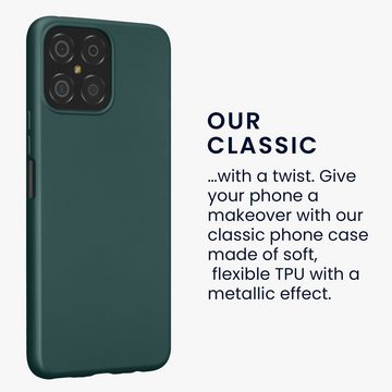 kwmobile Handyhülle Case für Honor X8, Hülle Silikon metallisch schimmernd - Handyhülle Cover