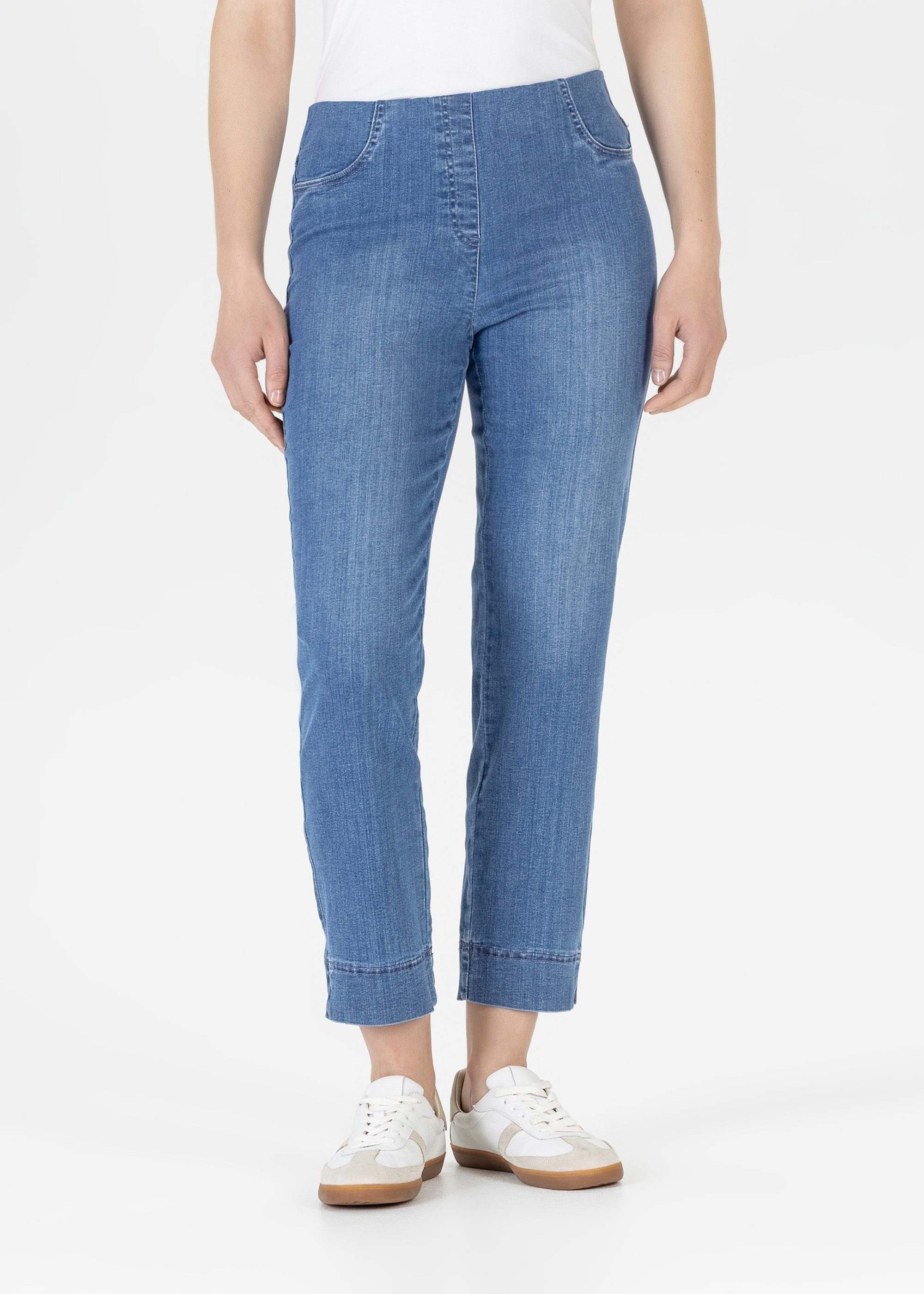 Stehmann 3/4-Jeans Igor3-680W 3/4- Jeans-Leggings mit Stretch