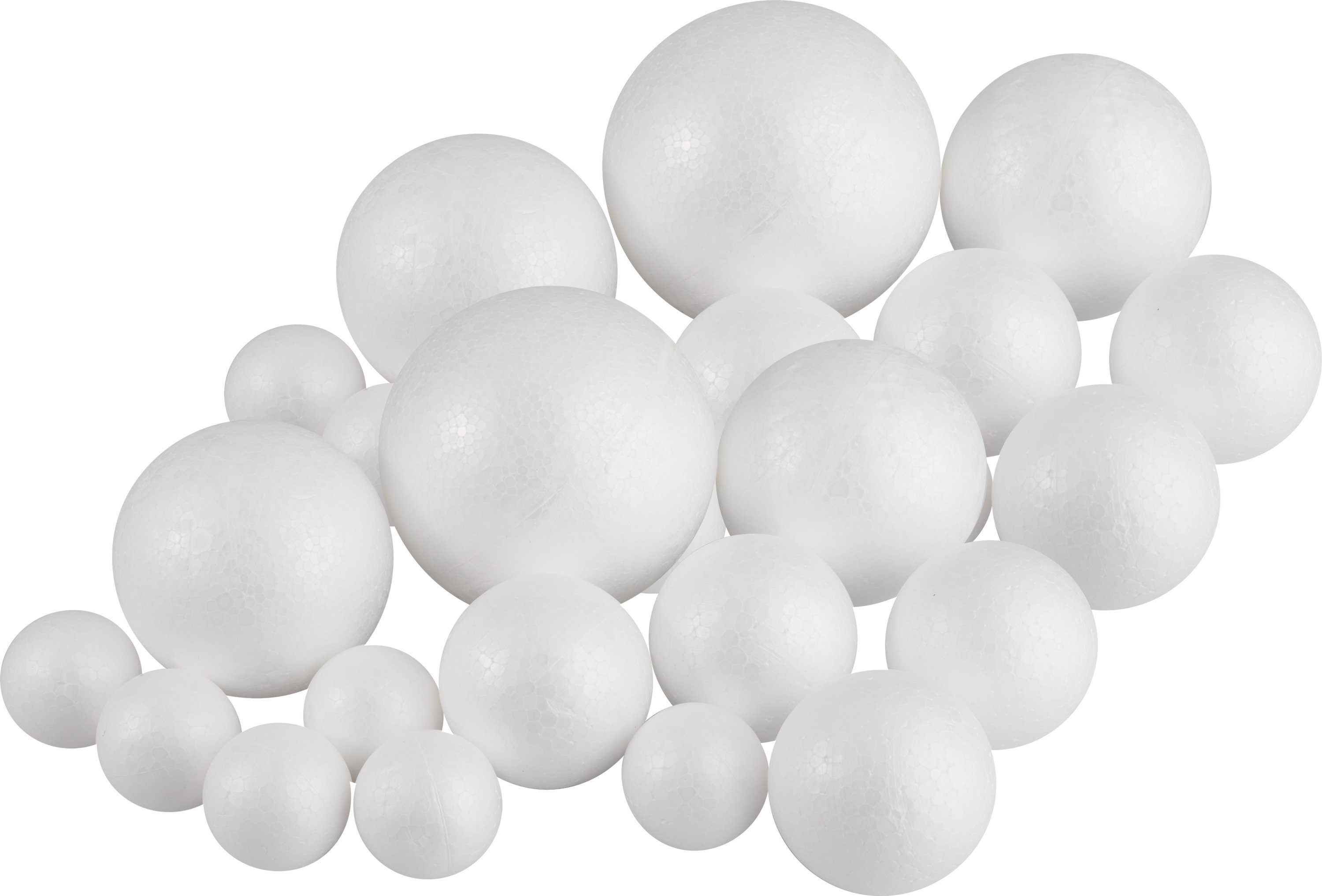 VBS Styropor-Teil Styroporkugel-Set, 13 Teile 2er-Pack
