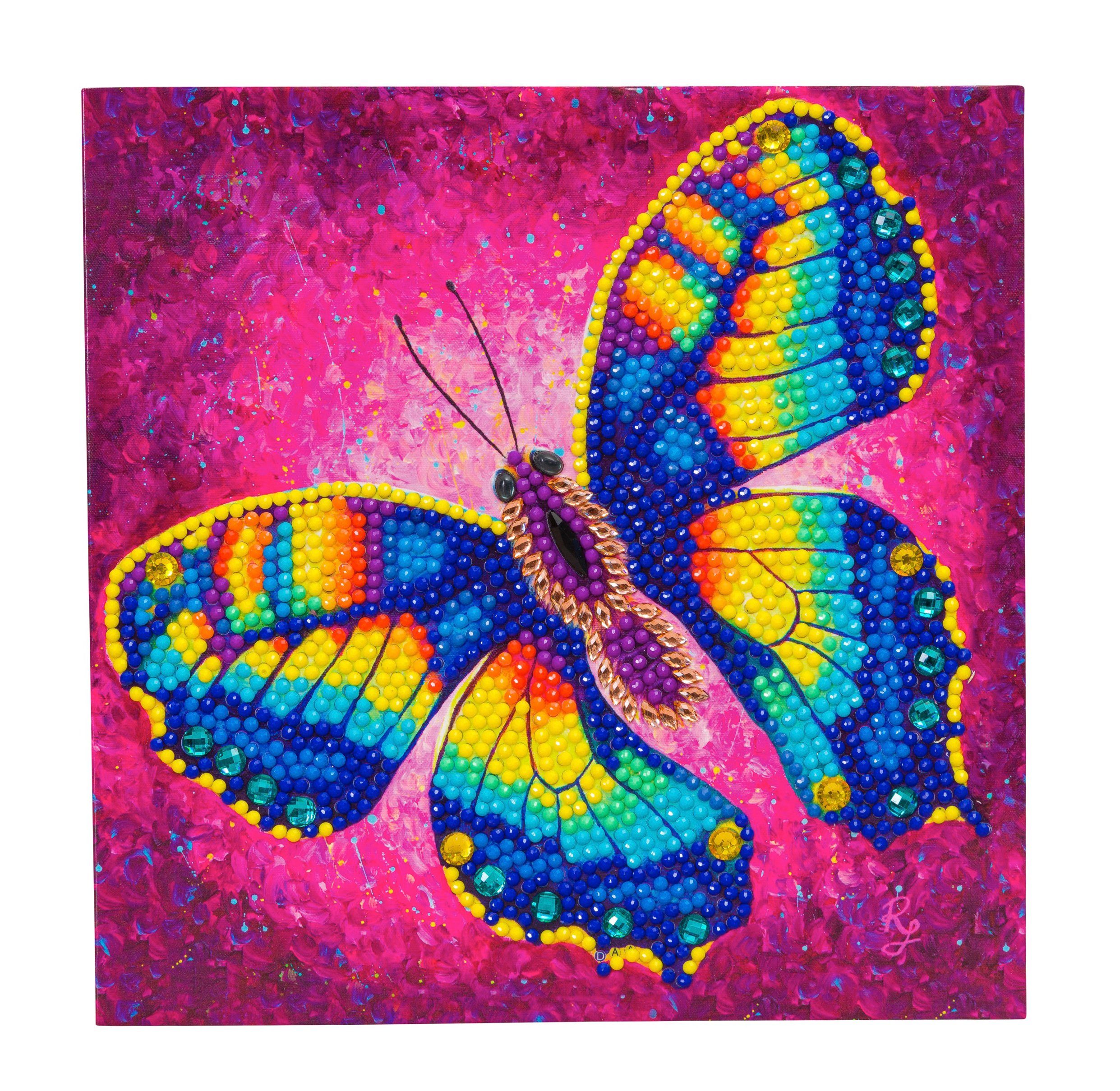 CRAFT Buddy Malvorlage Diamond Painting Crystal Art Card, 18 cm x 18 cm