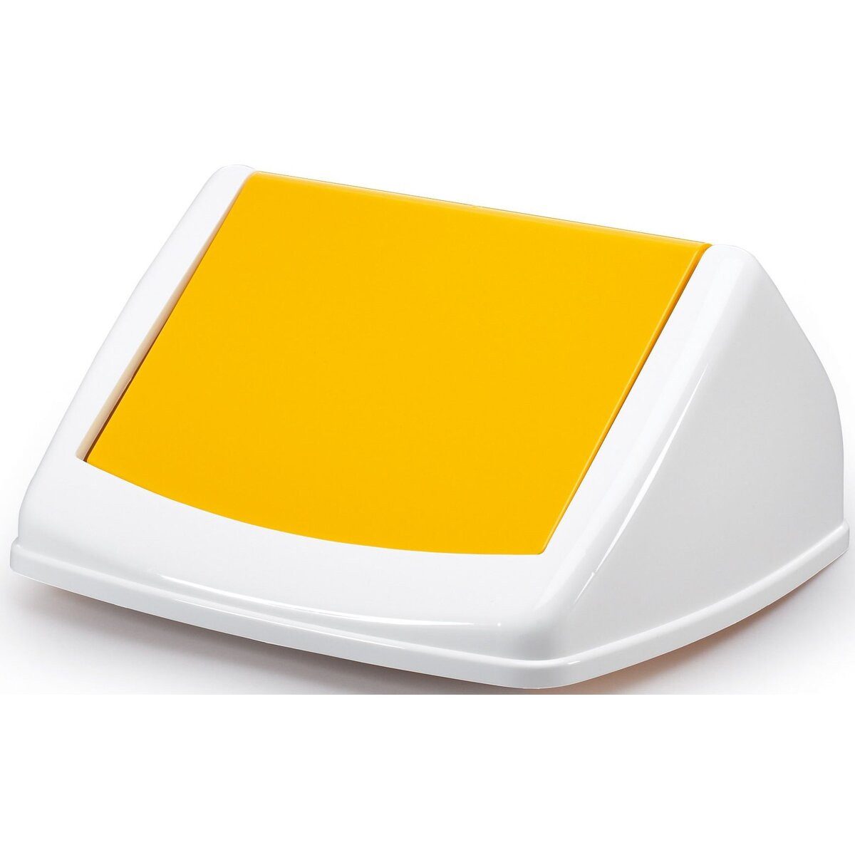 DURABLE Papierkorb Schwingdeckel Durabin Flip Lid Square 40 gelb