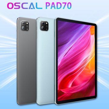 OSCAL Tablet (10", 128 GB, Android 12, 6580mAh HD+ IPS Display, 13MP Kamera, Quad-Core Processor, 5G WiFi)