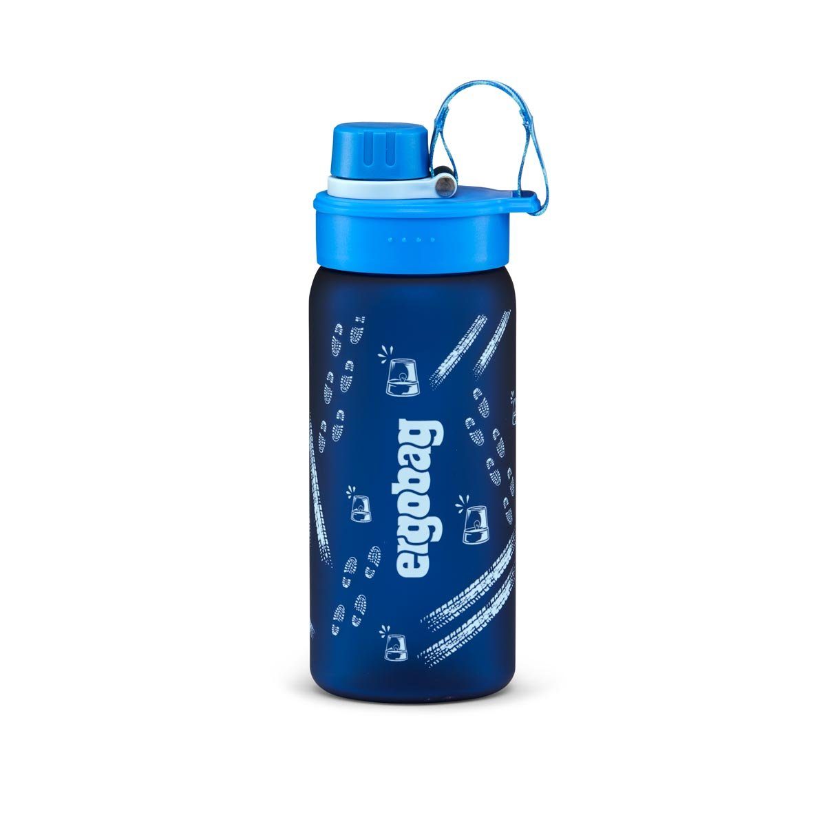 ergobag Trinkflasche Tritan, BPA-freiem Tritan Blaulicht